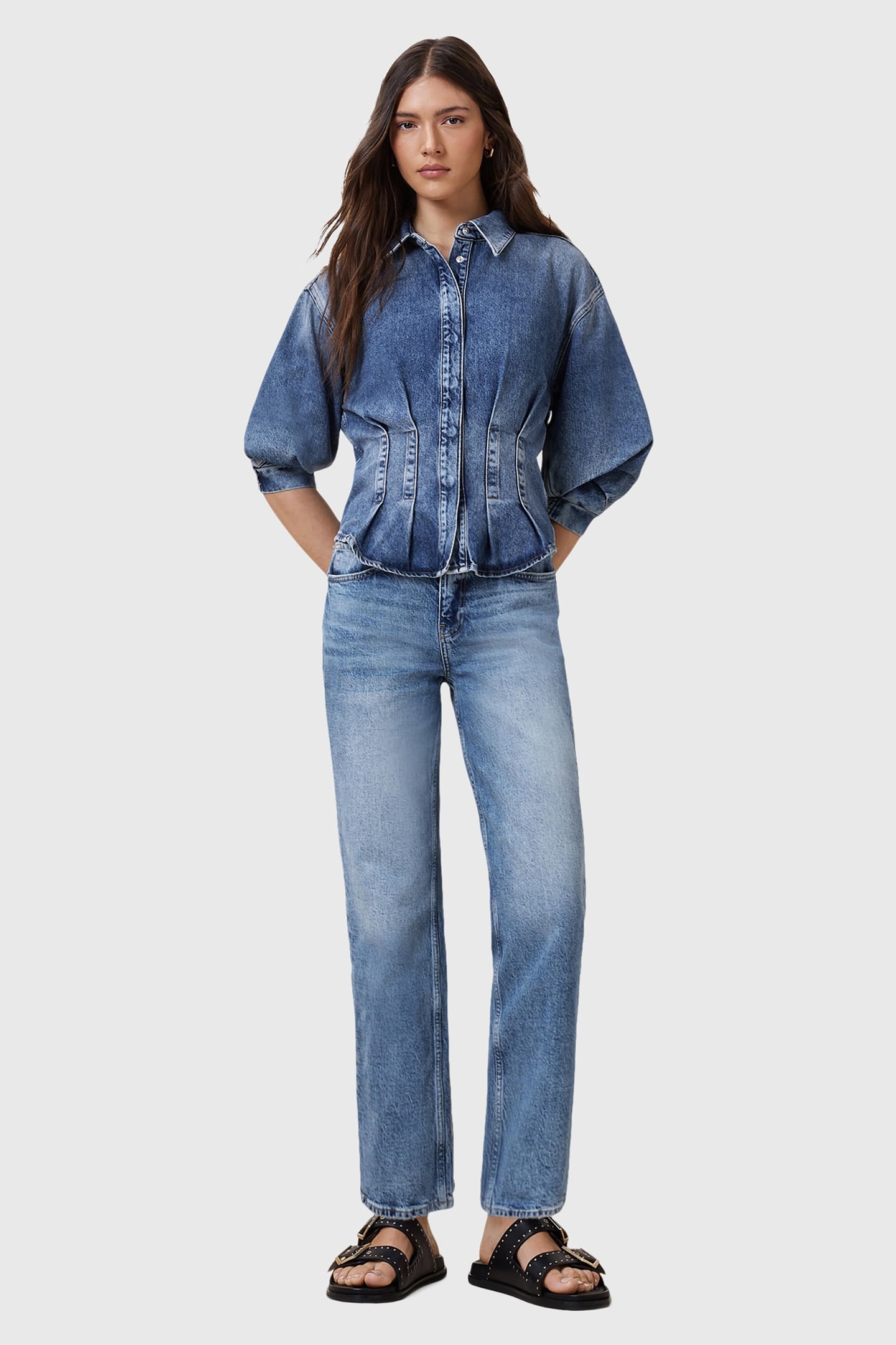 IDA STRAIGHT JEAN MID INDIGO 1