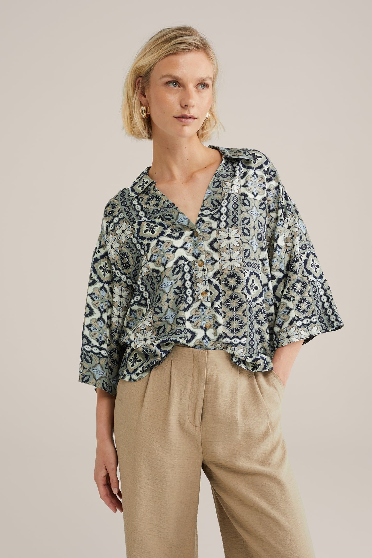 BLOUSE GREEN 1