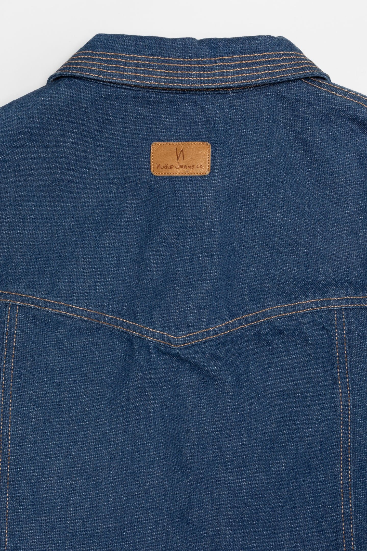 MAJ WESTERN DENIM DRESS BLUE 5