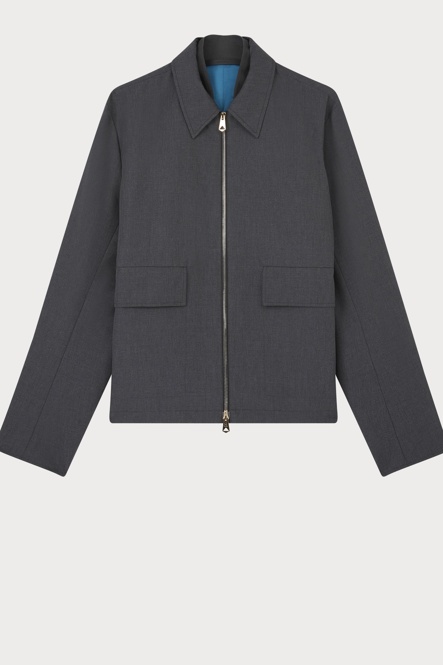 REGULAR FIT JACKET GREY MELANGE 1