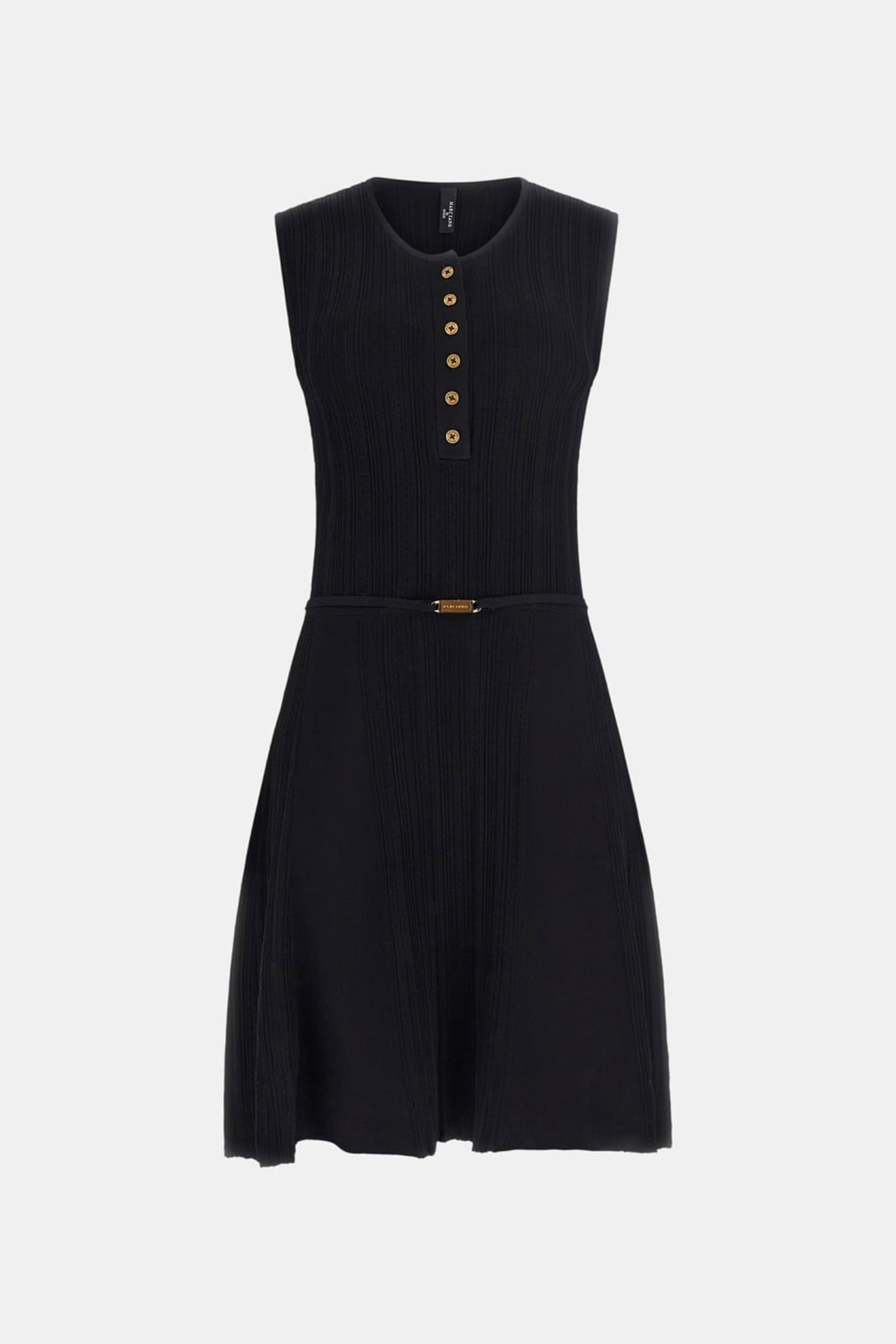 MARCIANO BY GUESS GIADA SL SWEATER DRESS JET BLACK 4