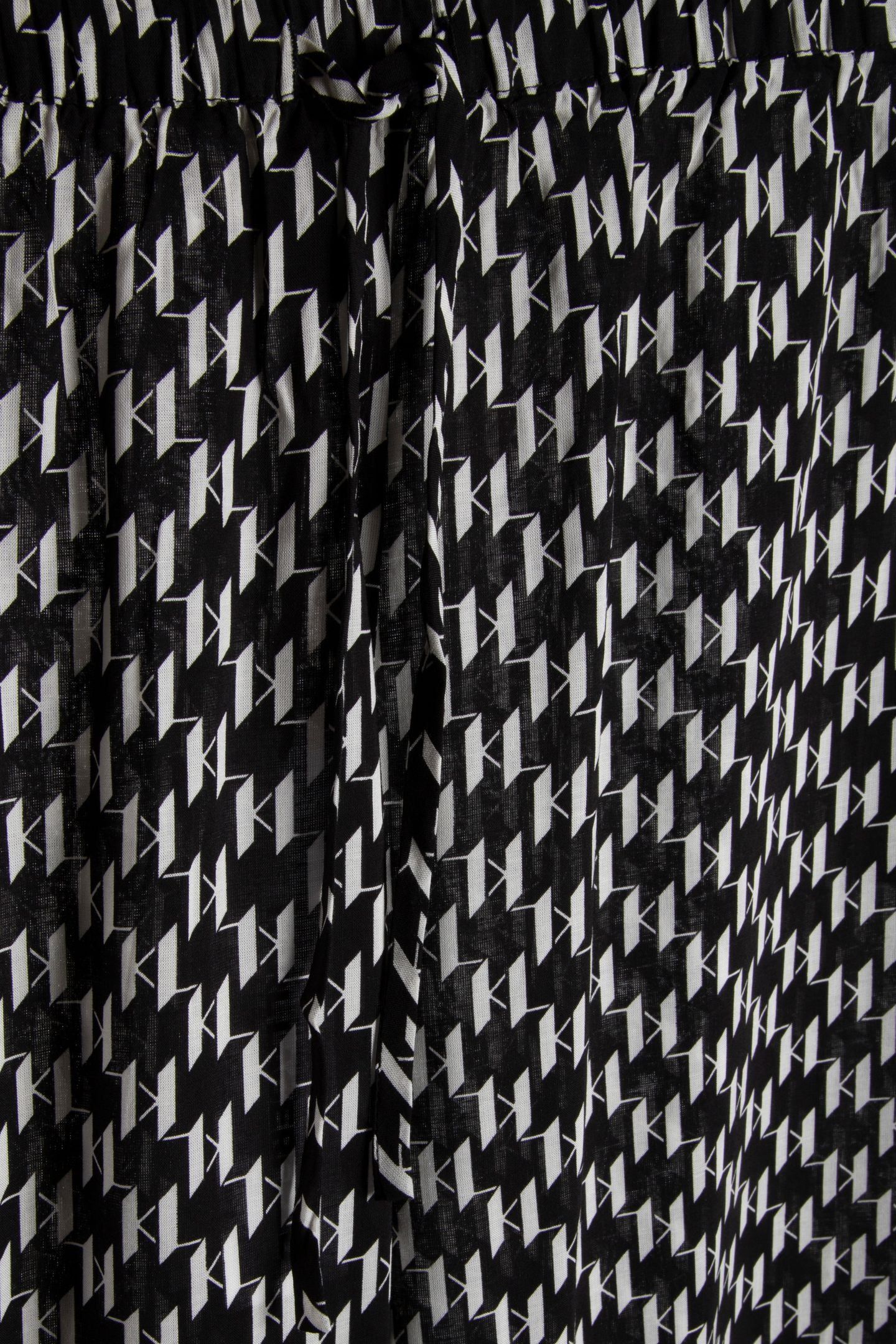 KL MONOGRAM BLACK/WHITE MONOGRAM BEACH PANTS 4