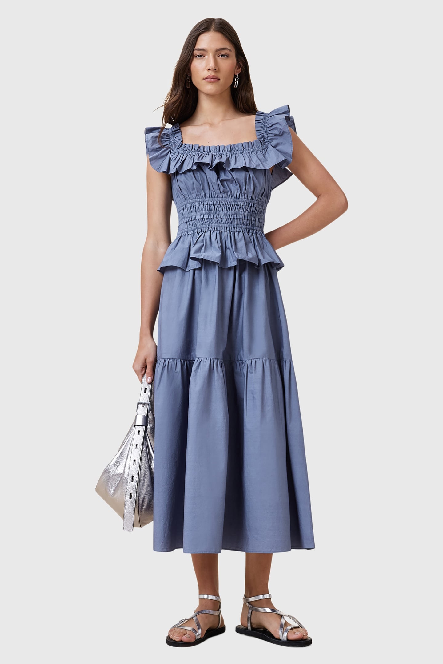 HALIA DRESS FLINT STONE BLUE 3