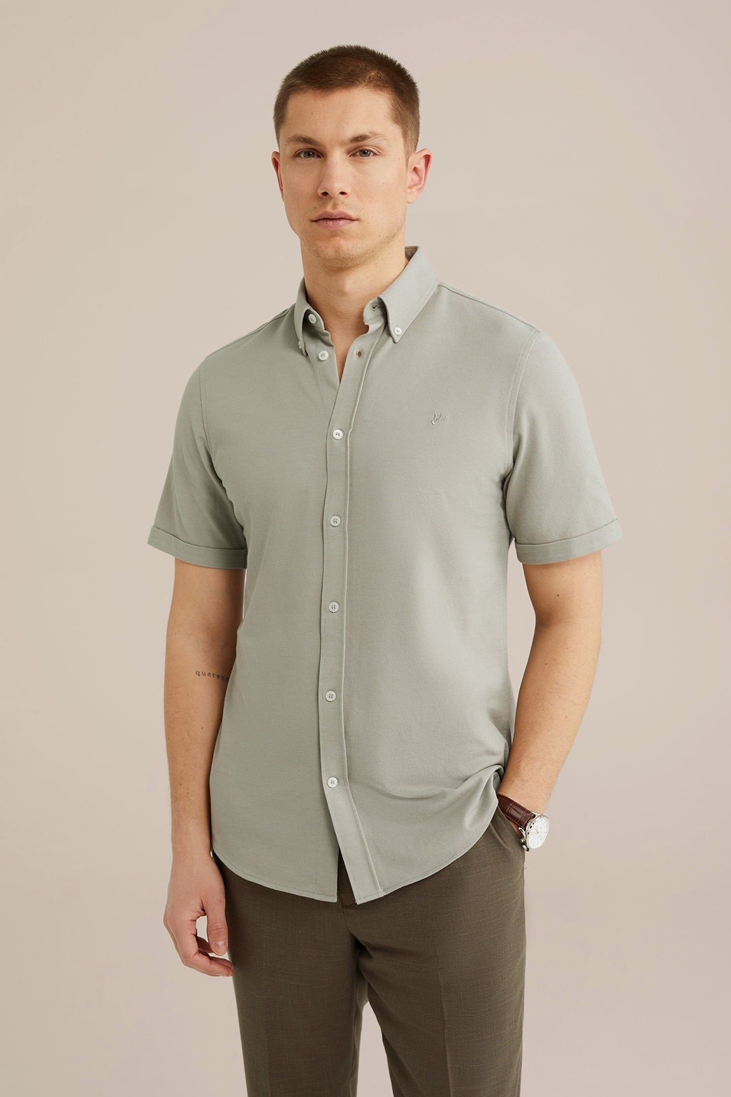 SHIRT LIGHT BROWN 1