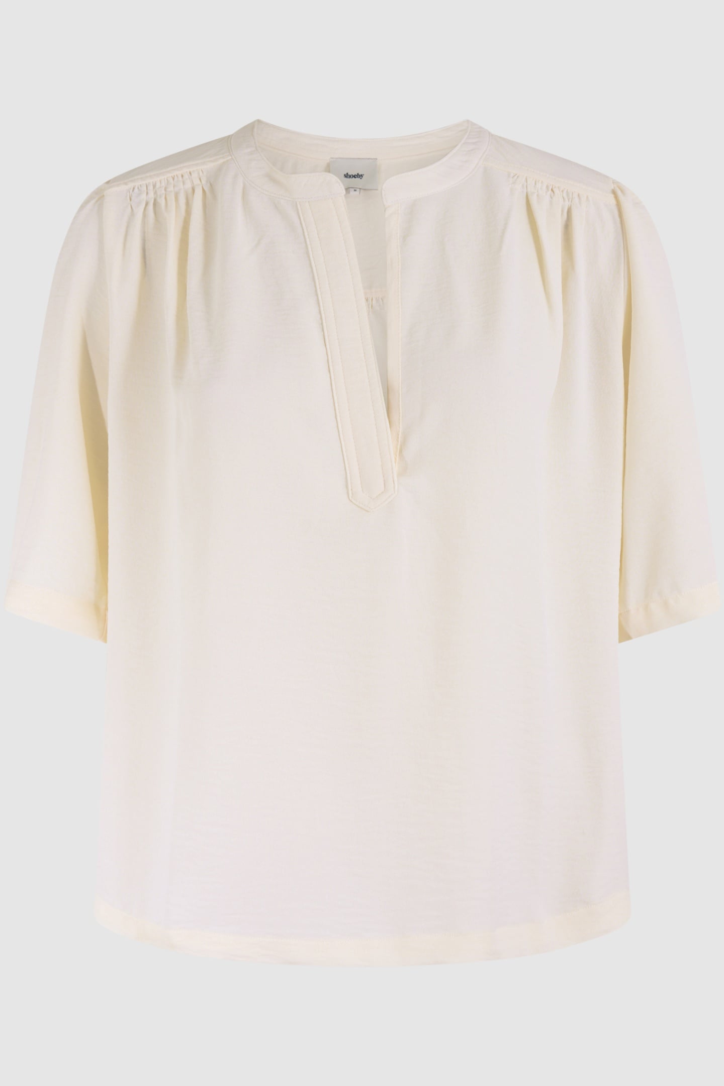 LA-SBTWIST SHORT SLEEVE TOP OFFWHITE 4