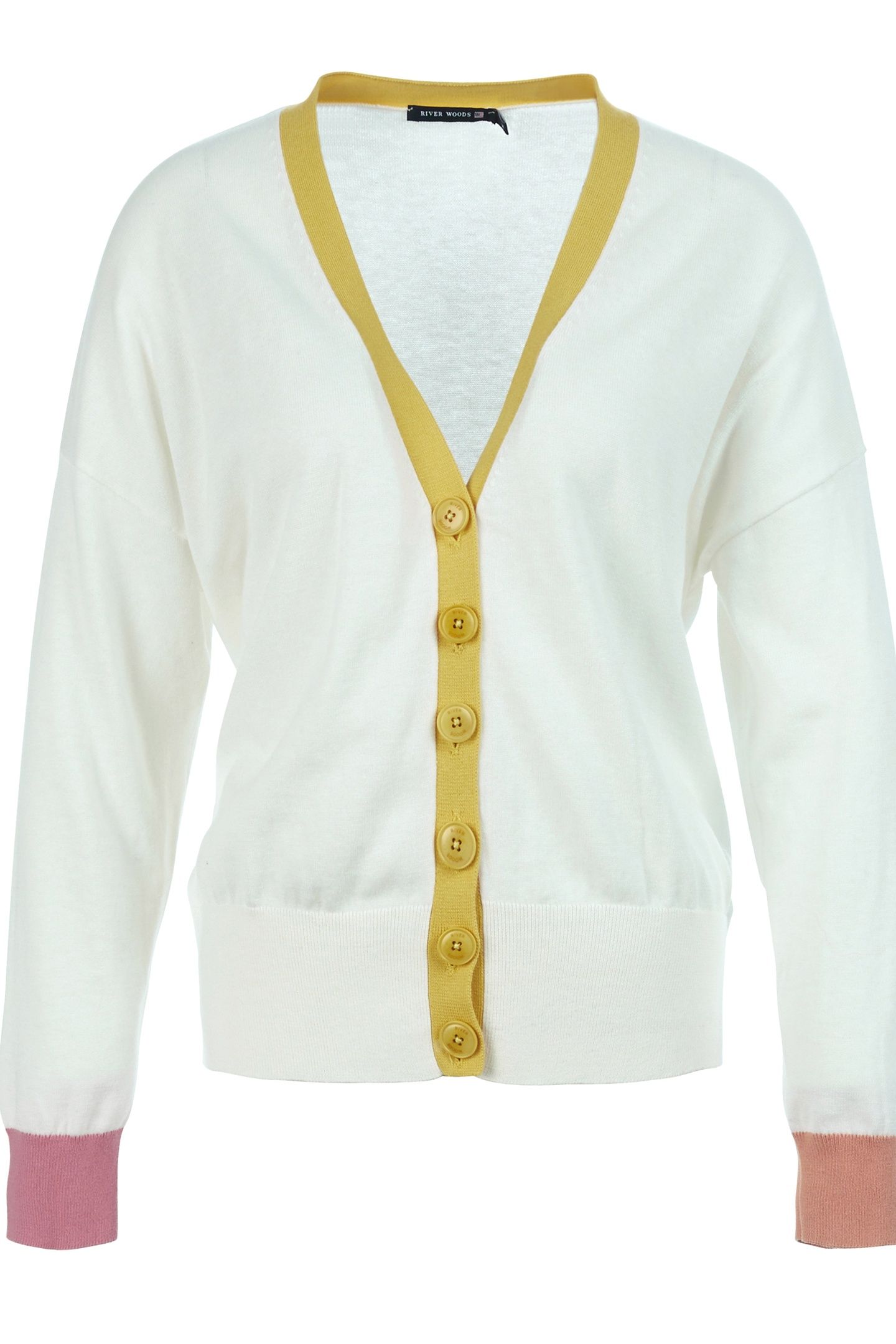 MULTICOLORED CARDIGAN IN WHITE 6
