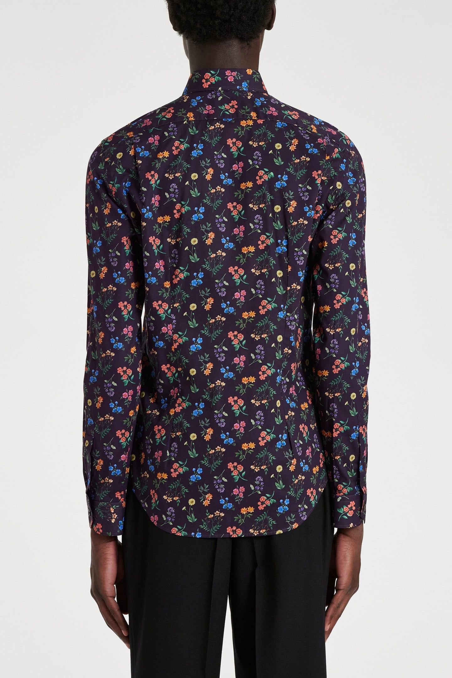 S/C SUPER SLIM FIT SHIRT VERY DARK NAVY 4