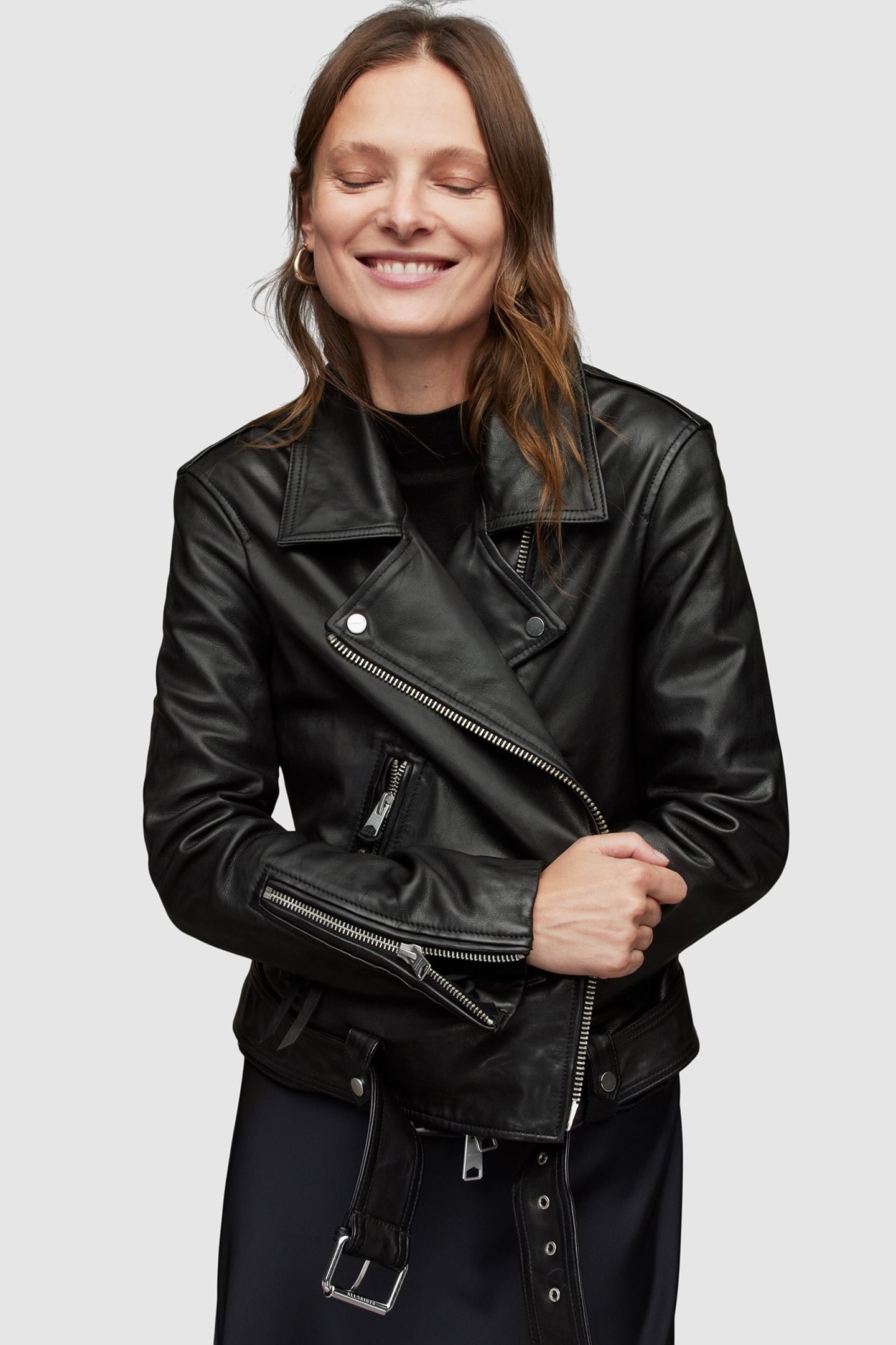 LUNA BIKER BLACK 1