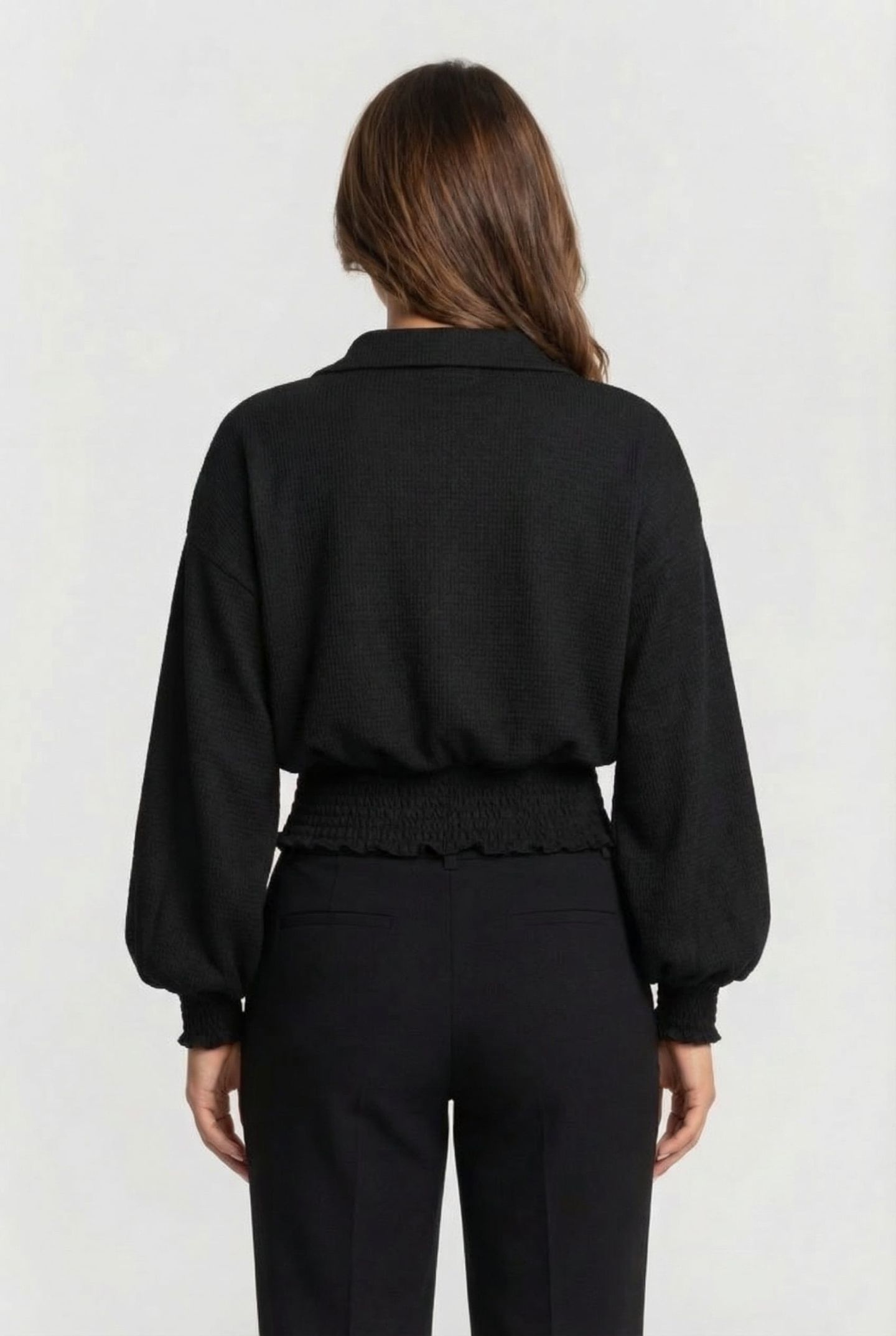 LOLLAND BLOUSE DEEP BLACK 2