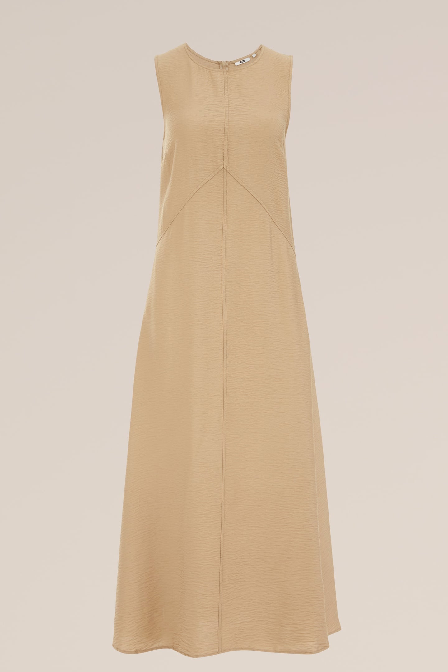 DRESS MID LENGTH BEIGE 3