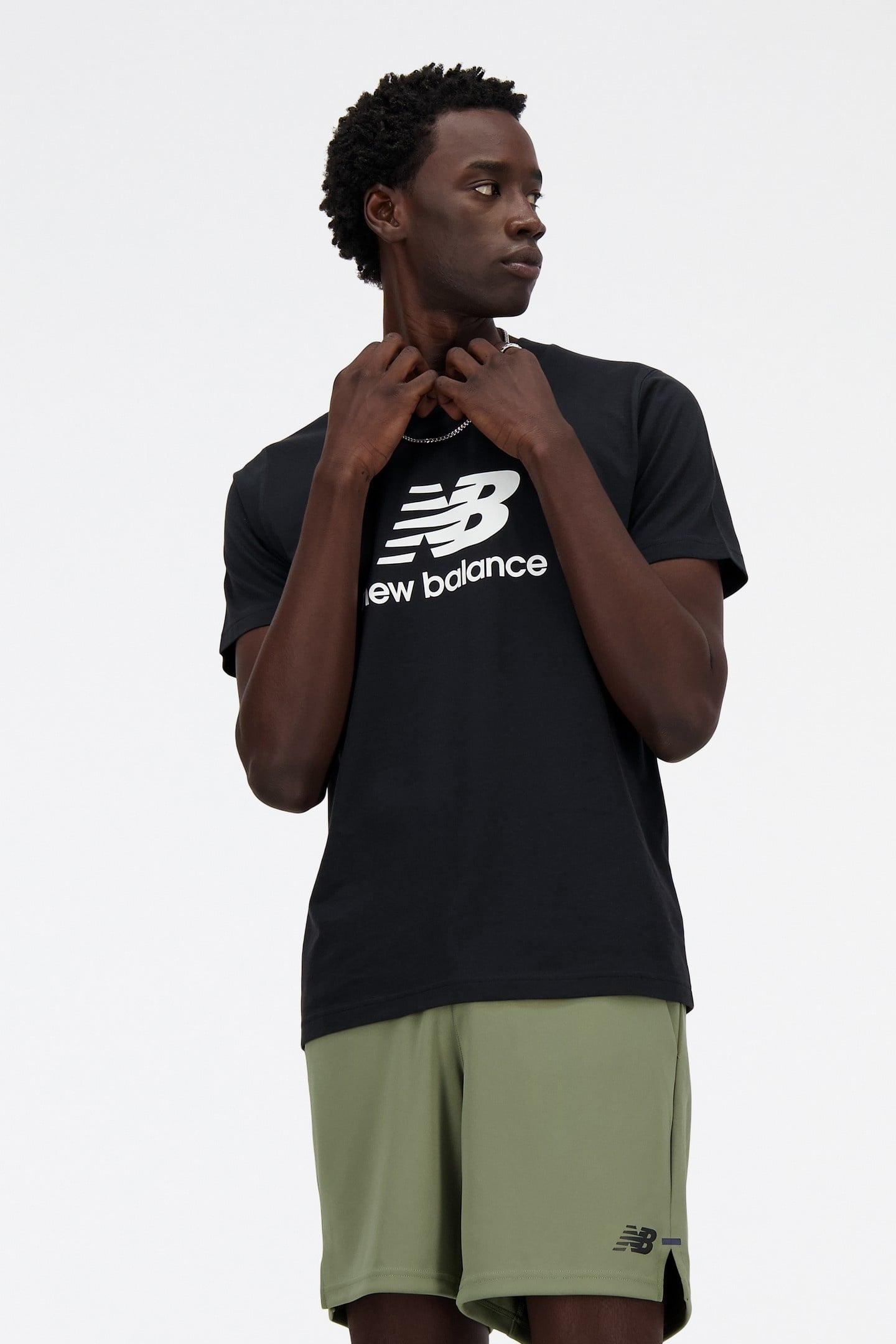 SPORT ESSENTIALS LOGO T-SHIRT BLACK 5