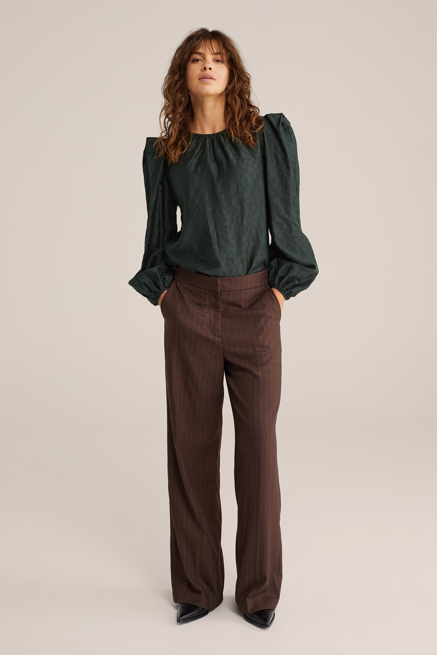 BLOUSE DARK GREEN 3