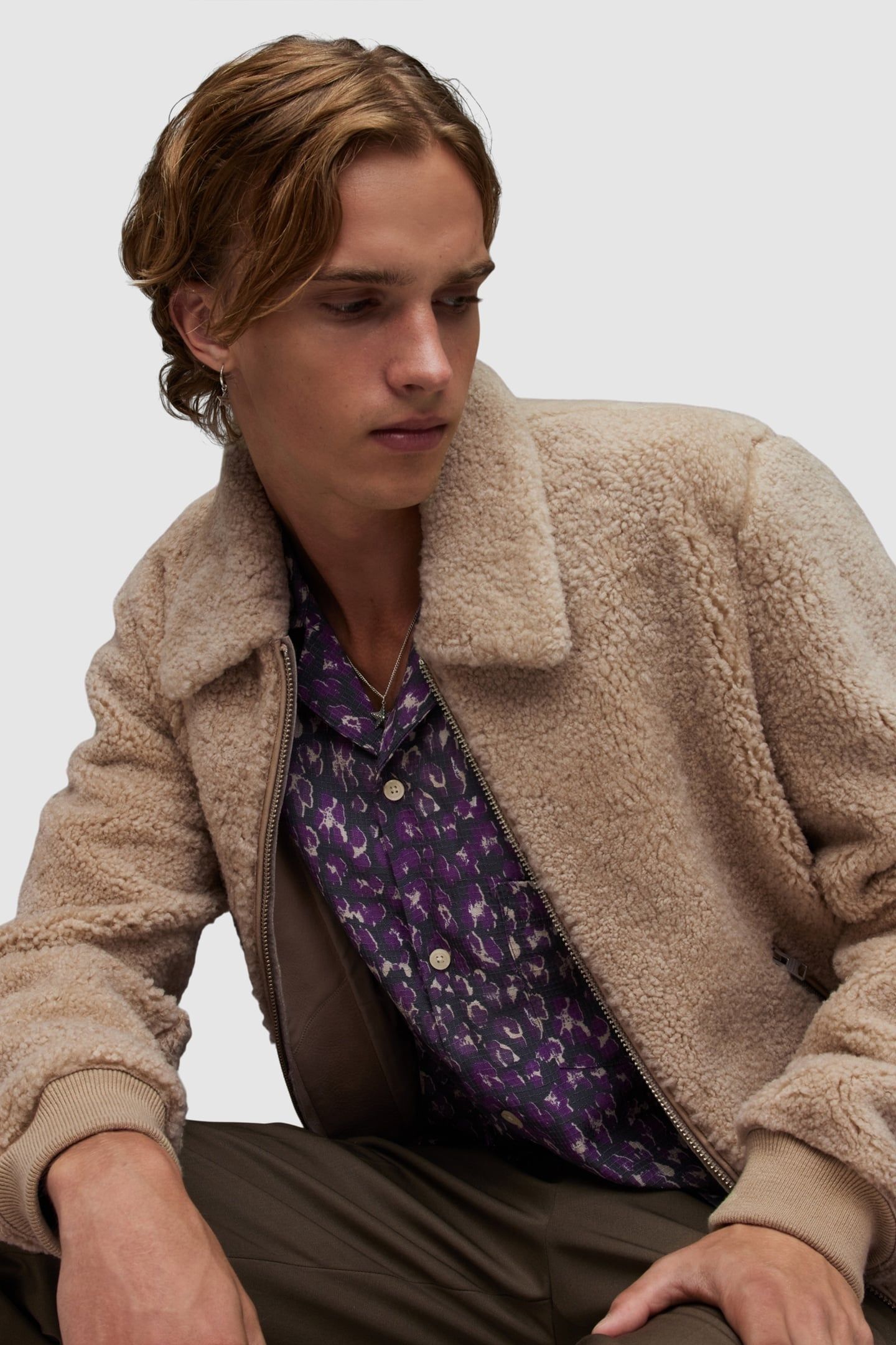 CHARLIE SHEARLING JA NATURAL TAUPE 9