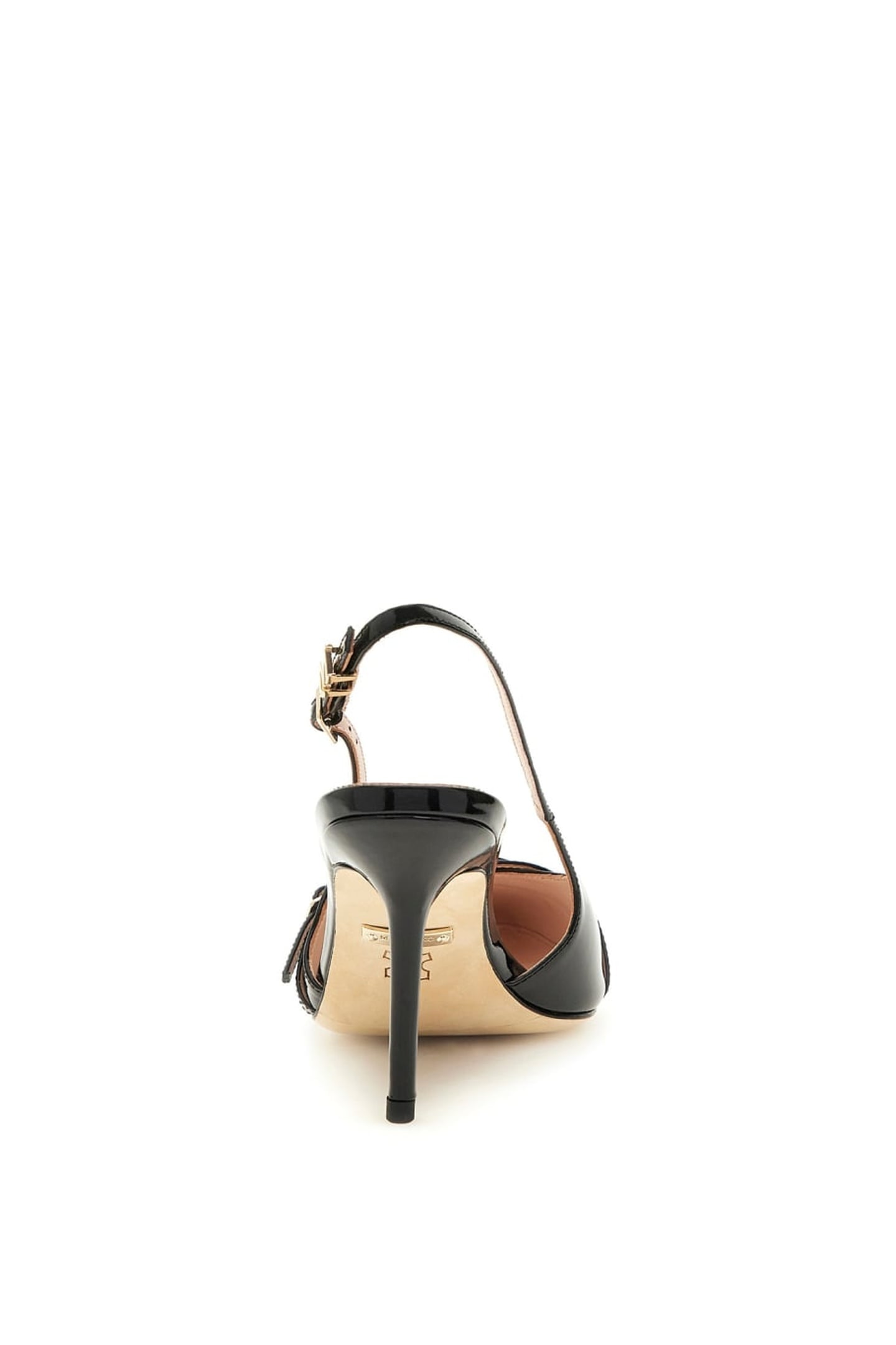 MARCIANO BY GUESS SLING BACK BUCKLE JET BLACK 8