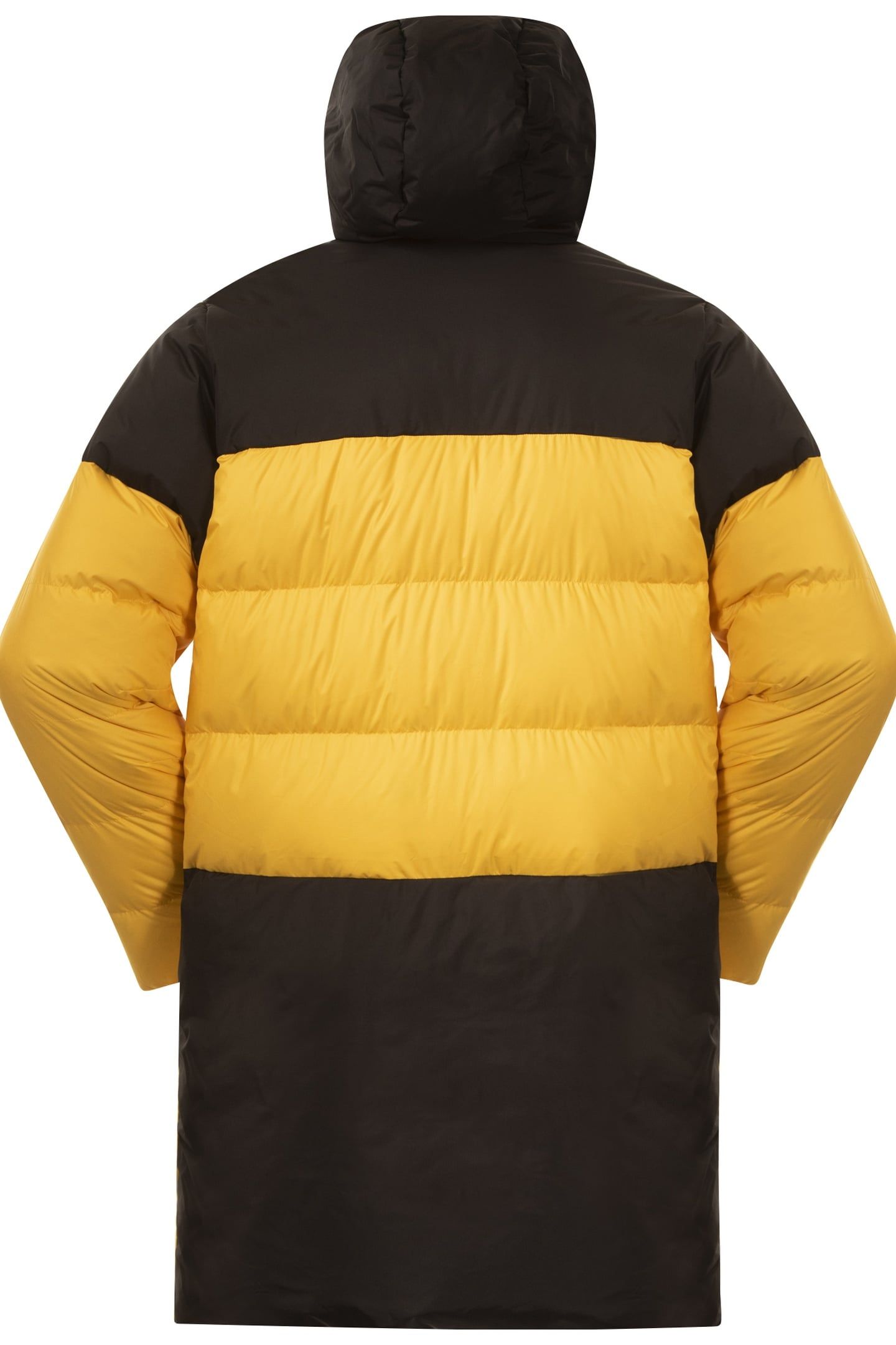 UNISEX OSLO URBAN DOWN PARKA LIGHT GOLDEN YELLOW/BLACK 3