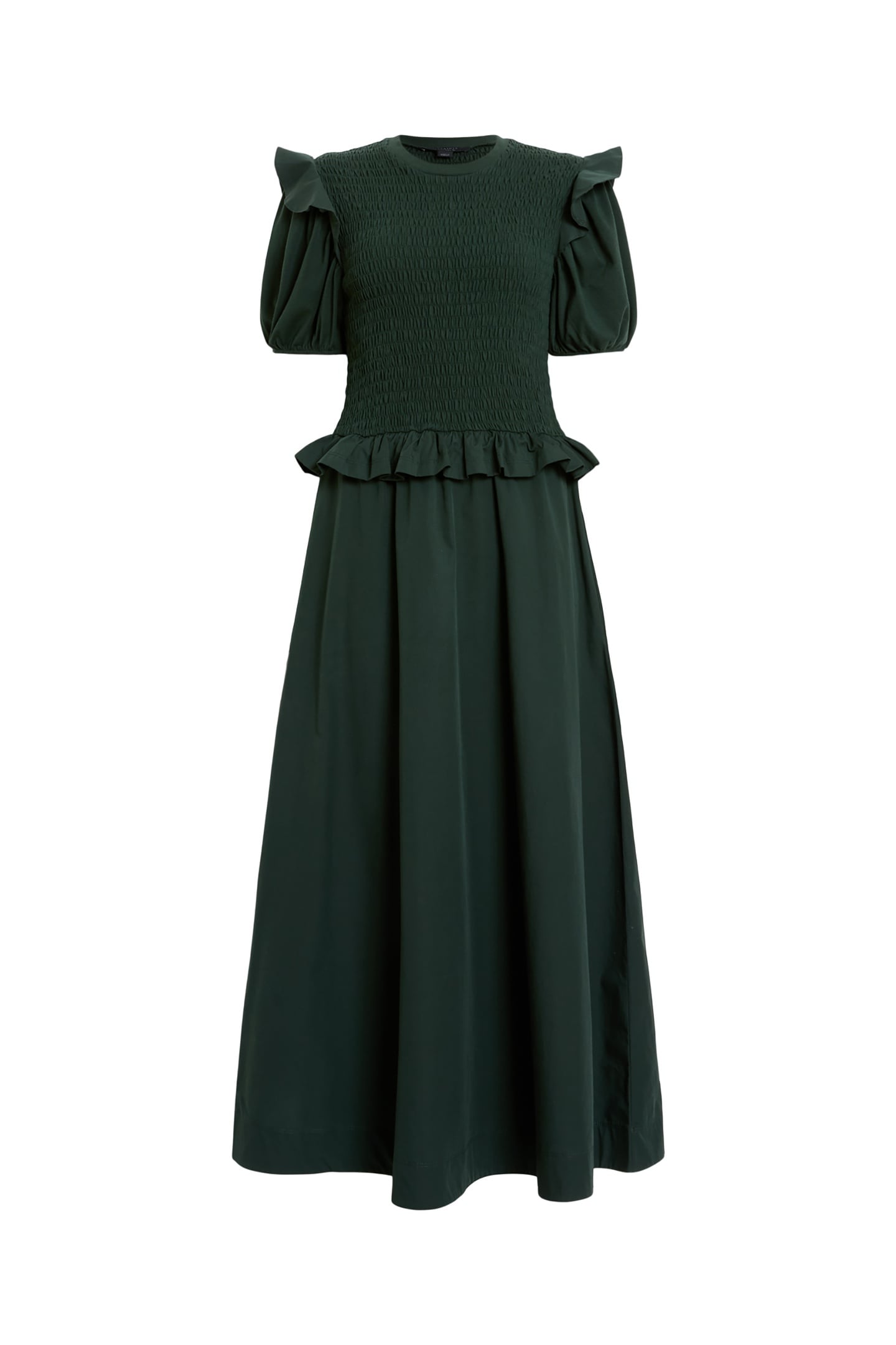 ODE DRESS DARK FOREST GREEN 4