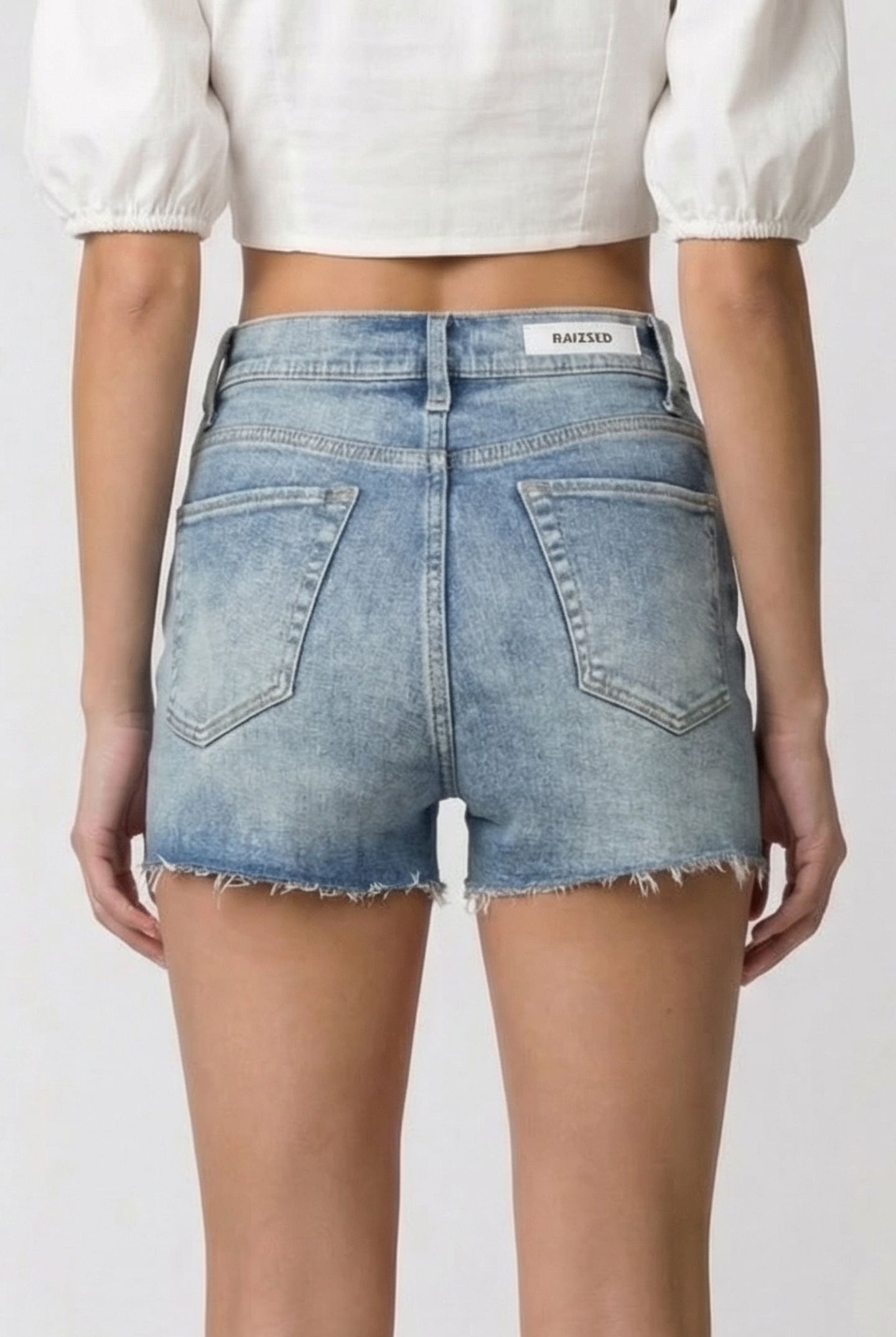 IRIS SHORT MID BLUE STONE 2