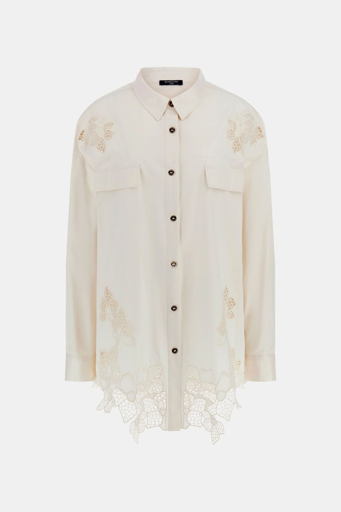 MARCIANO BY GUESS BROOKE EMBRO OVER SHIRT SANDY SHORE 5