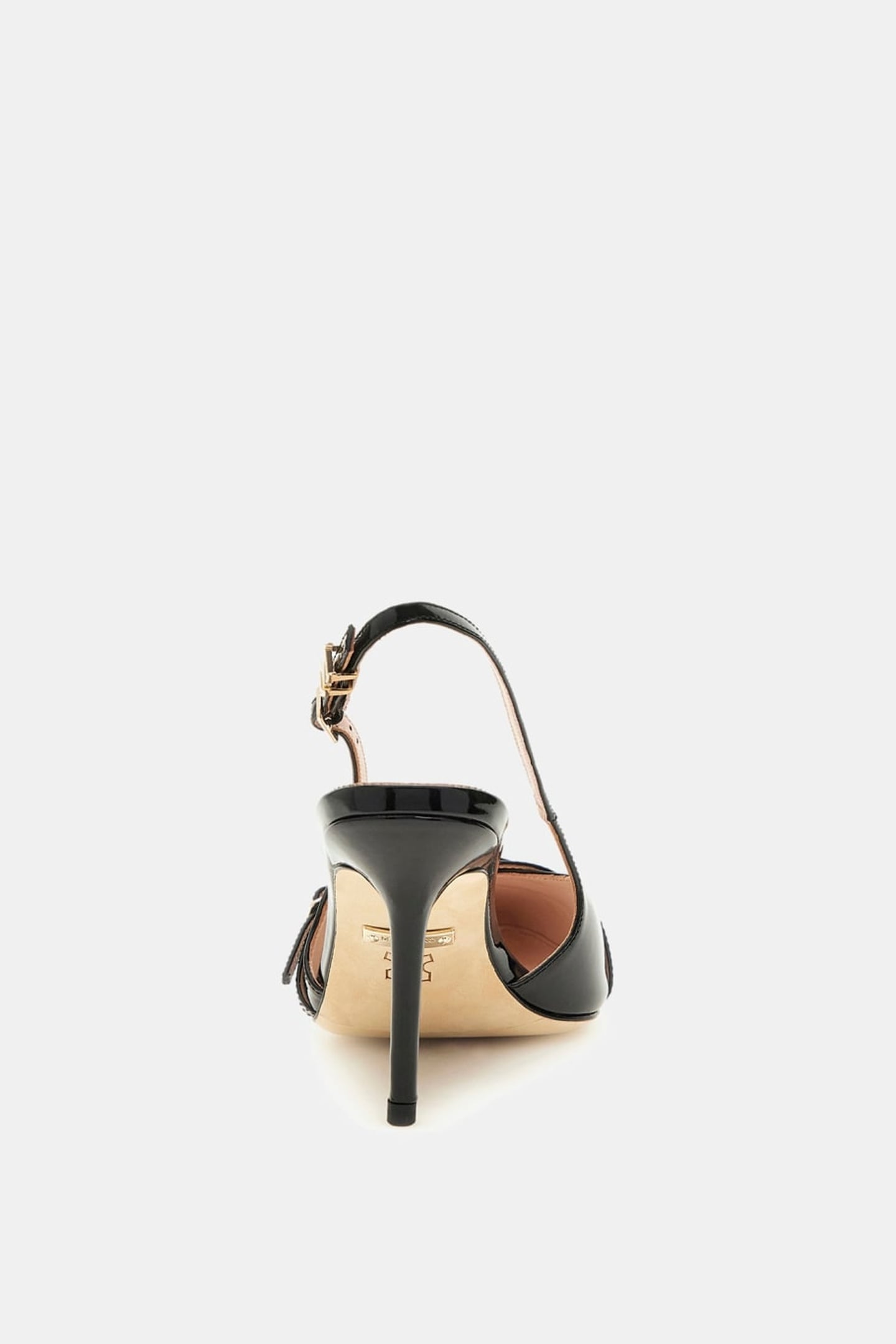 MARCIANO BY GUESS SLING BACK BUCKLE JET BLACK 7