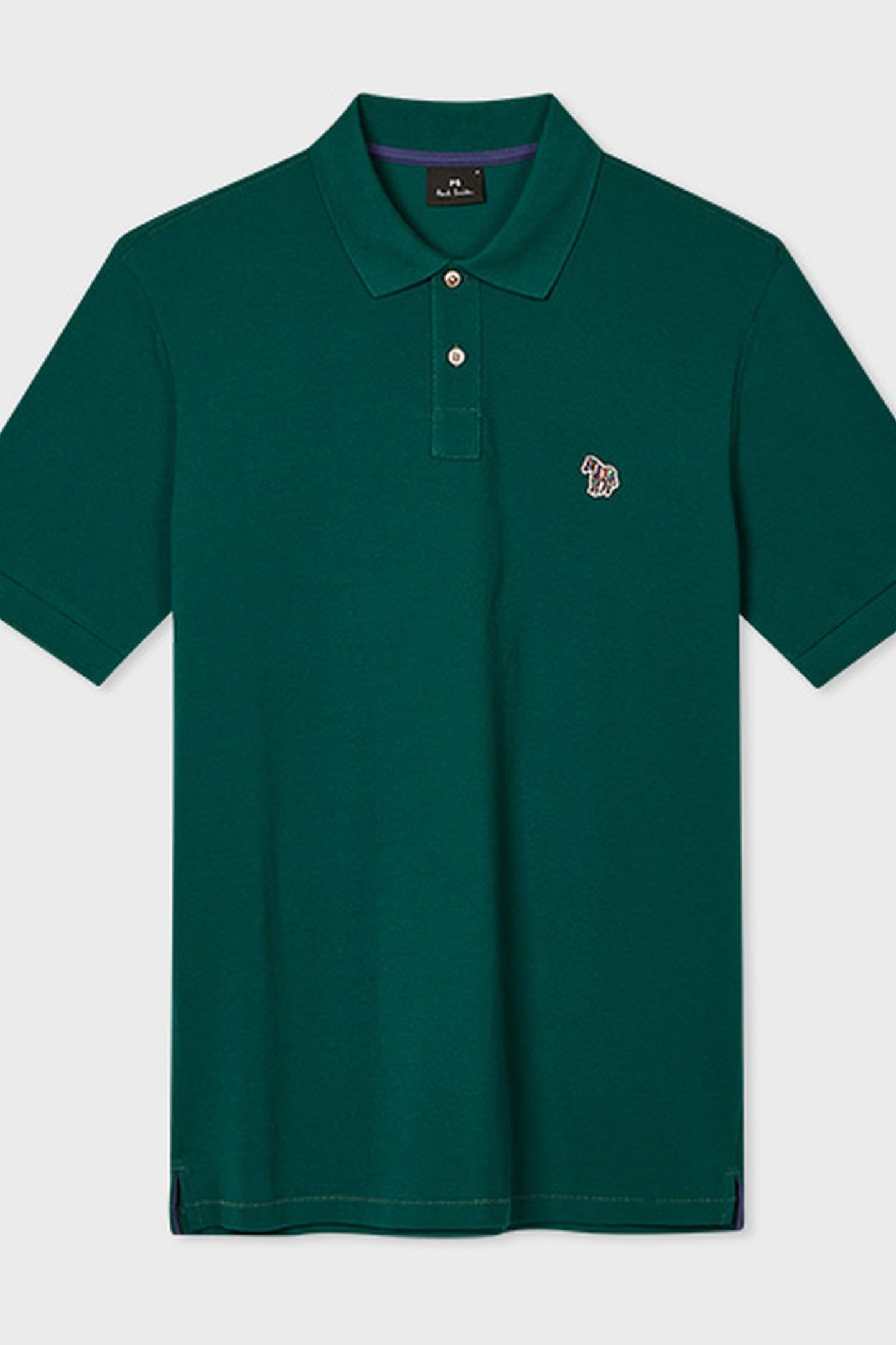 REG FIT SS POLO SHIRT ZEBRA INKY BLUE 2
