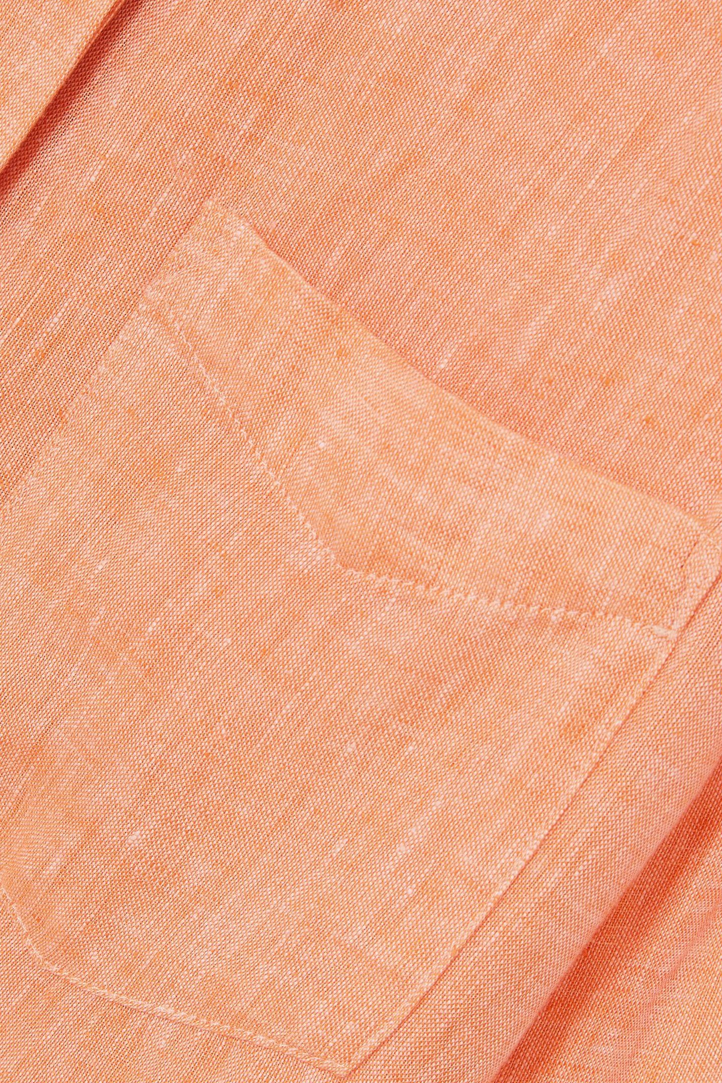 LINEN SHIRT ORANGE 5
