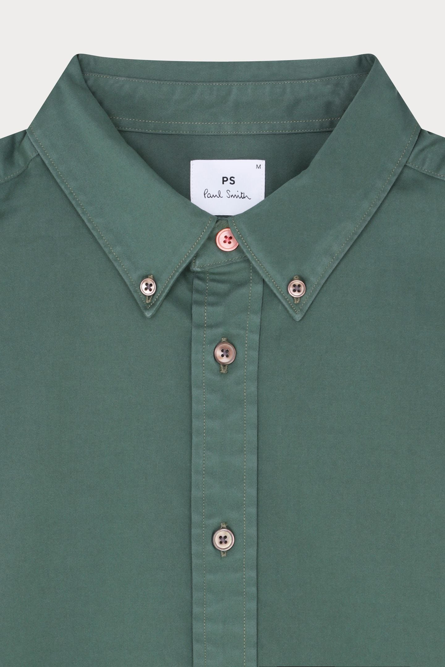 LS REG FIT SHIRT LT GREYISH GREEN 5