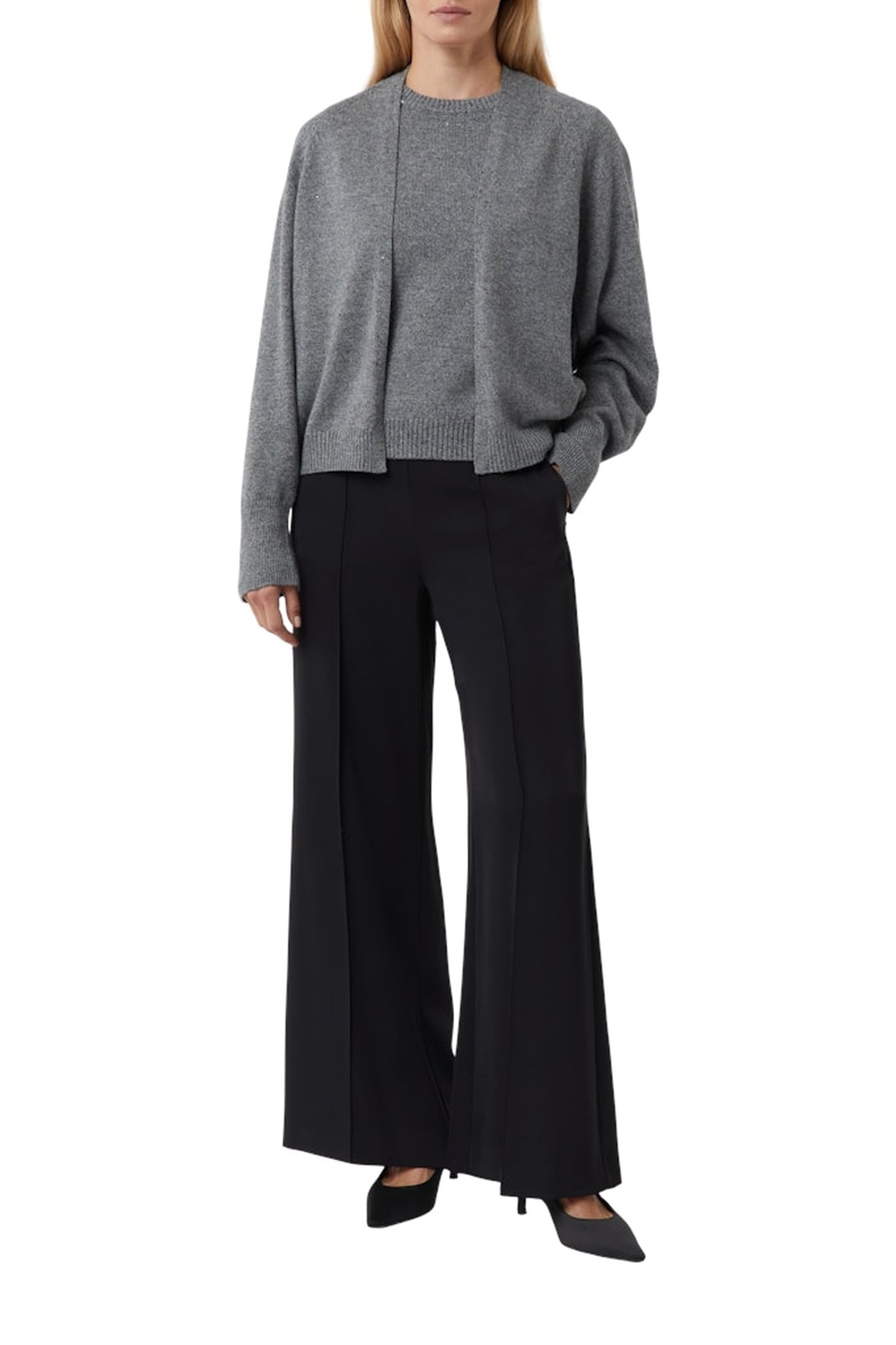 COMMA CARDIGAN GREY 2