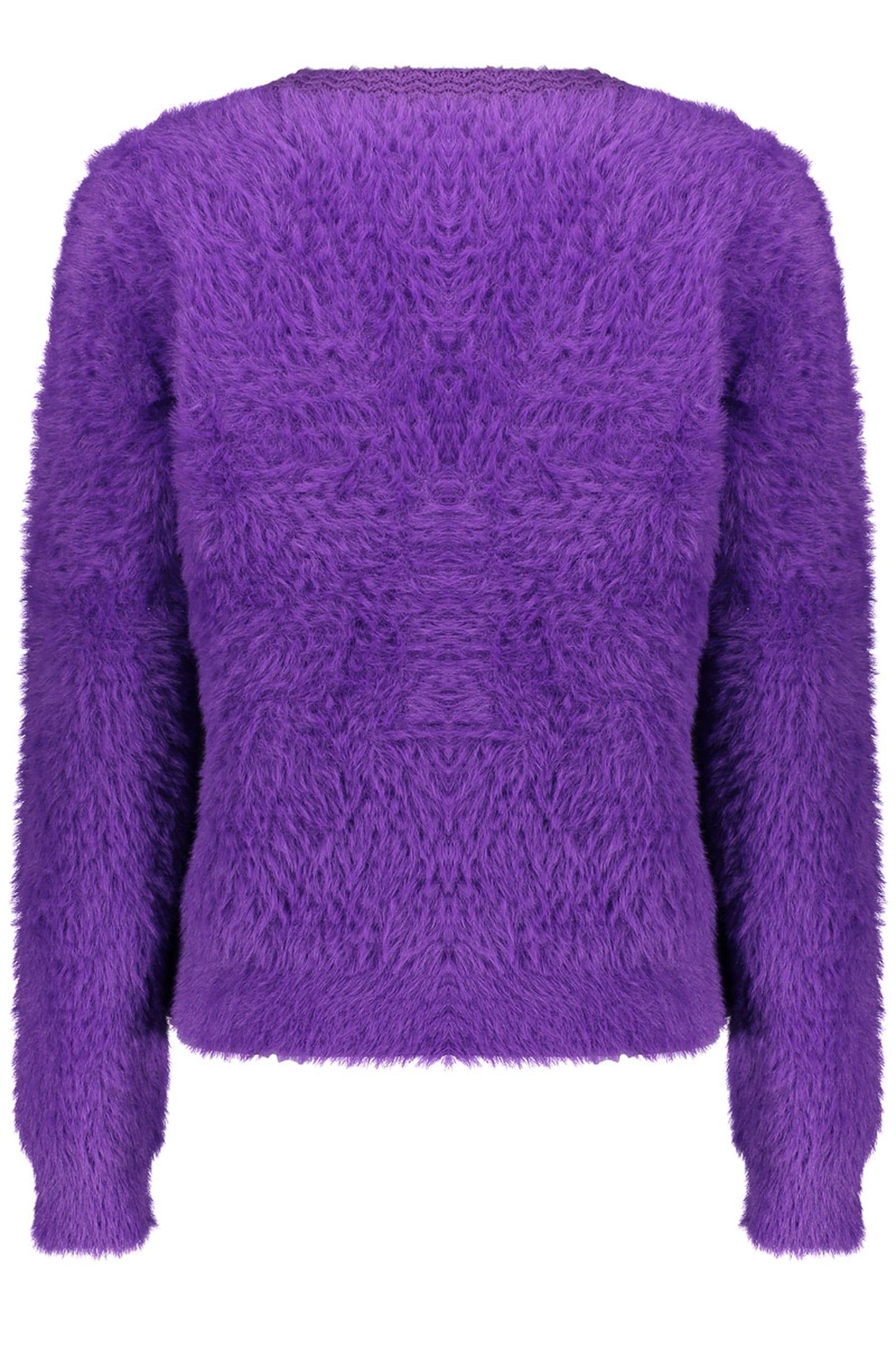 CARDIGAN HAIRY PURPLE 2