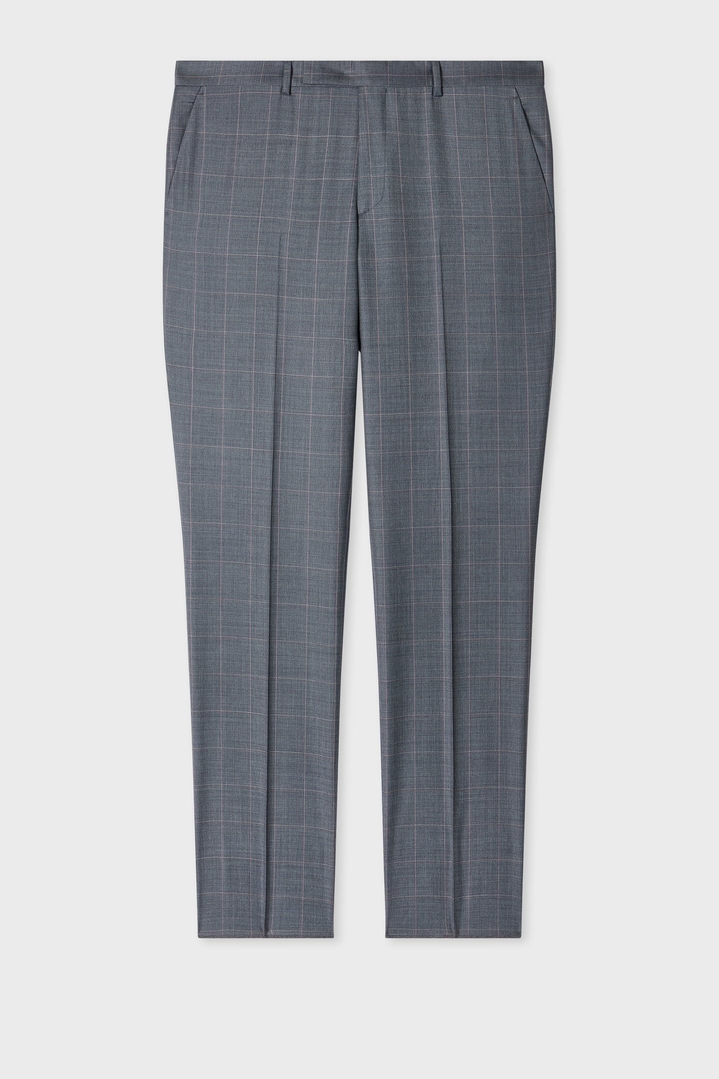 TAILORED FIT 2 BUTTON SUIT GREYISH BLUE 2