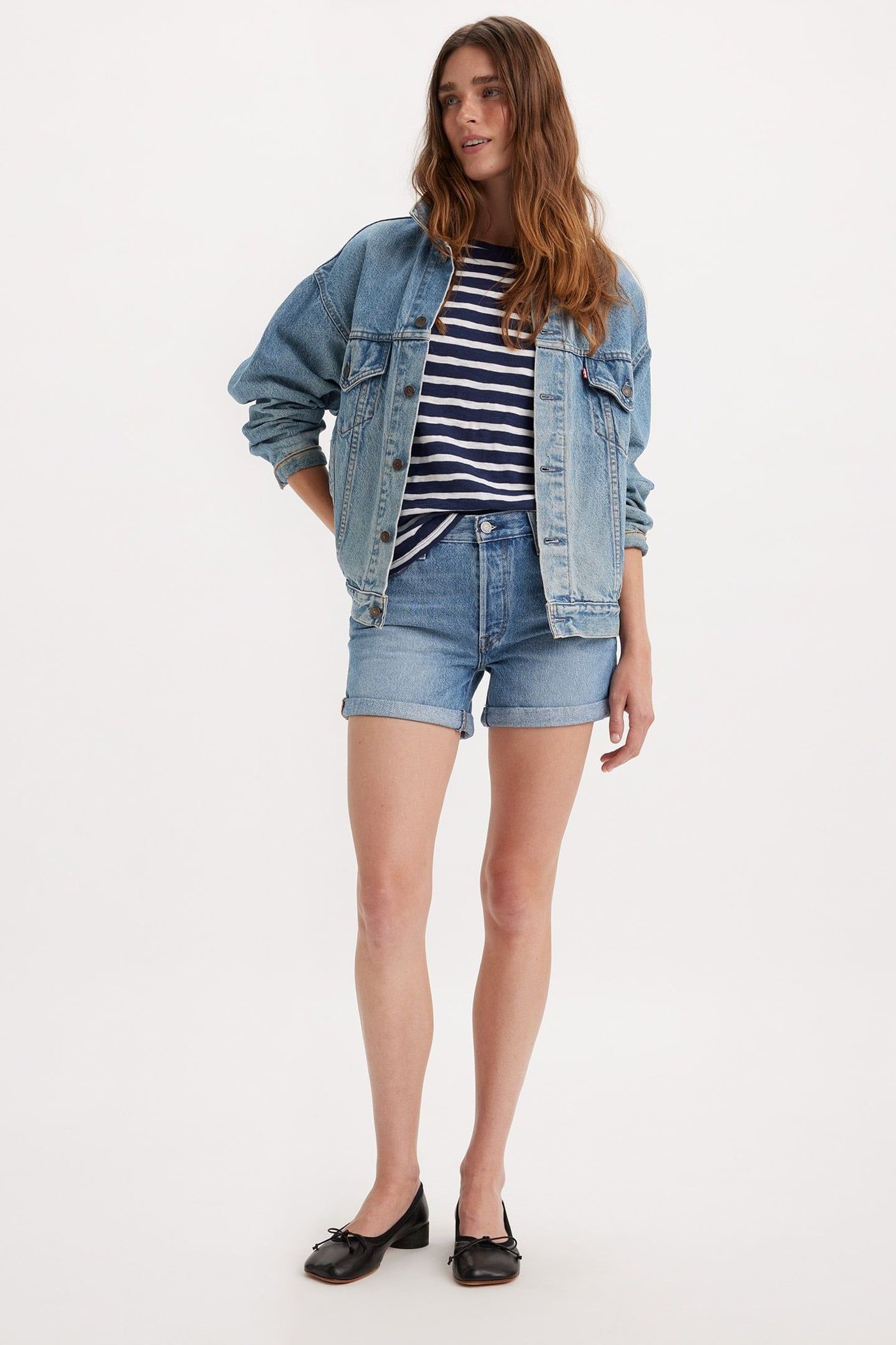 501® ROLLED SHORTS BLUE 7