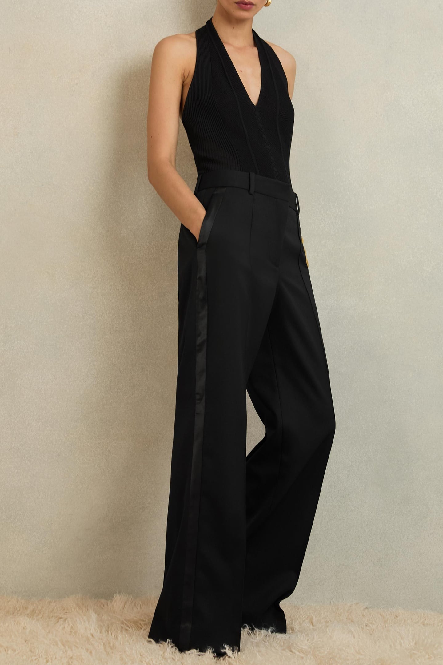 TUX WIDE LEG TROUSER BLACK 4