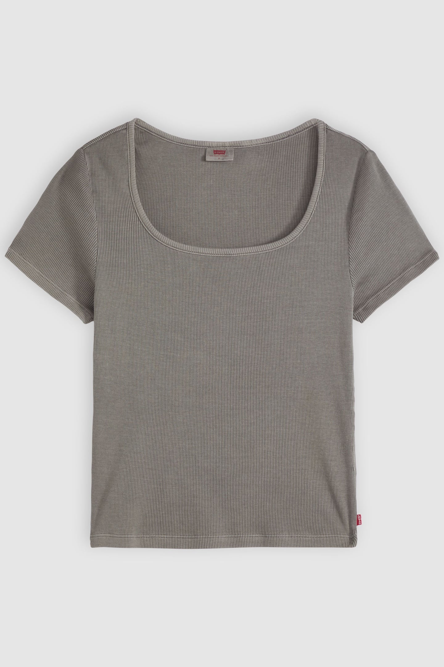 ESSENTIAL SQUARE NECK TEE BLACK 5