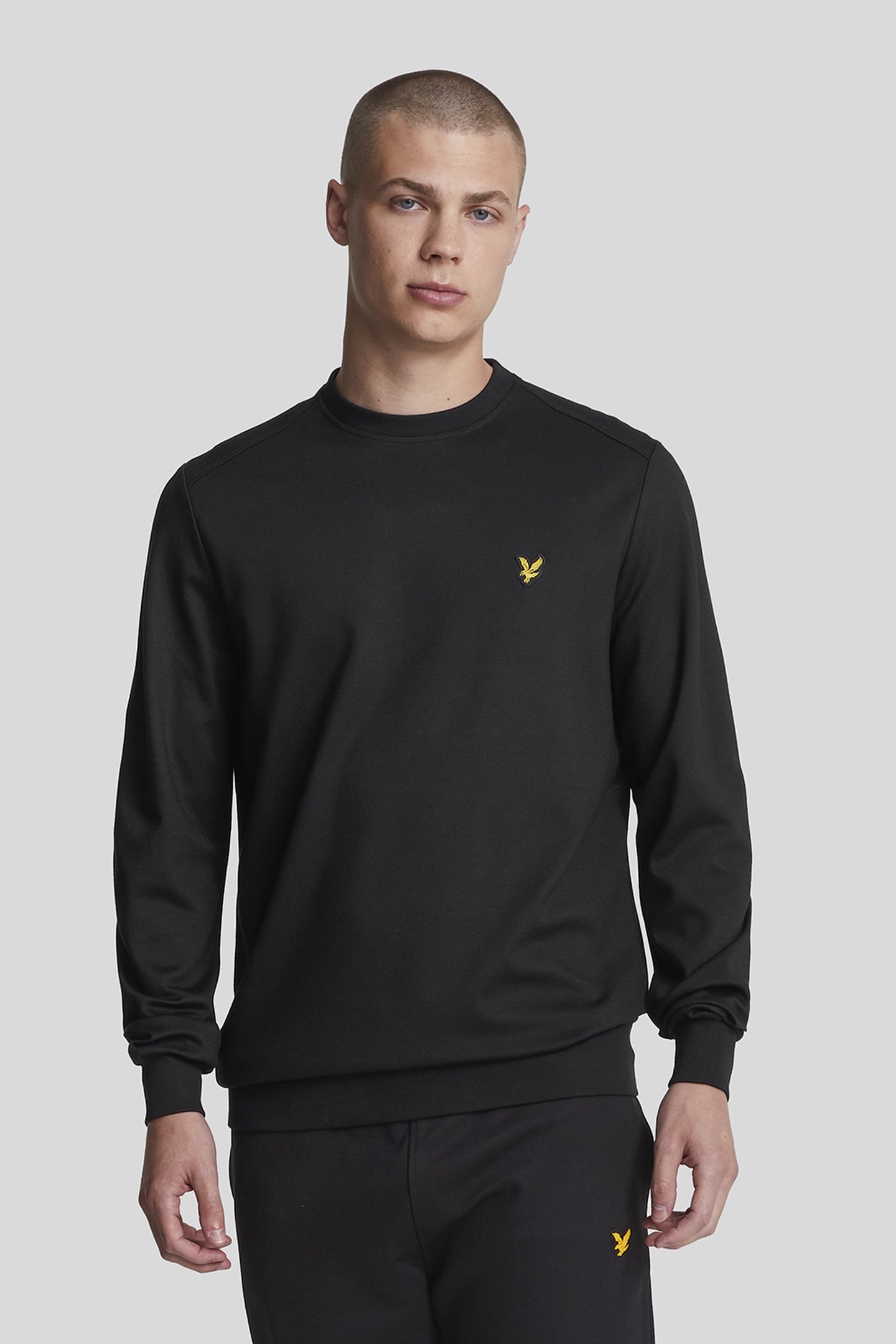 CREW NECK FLY FLEECE JET BLACK 2