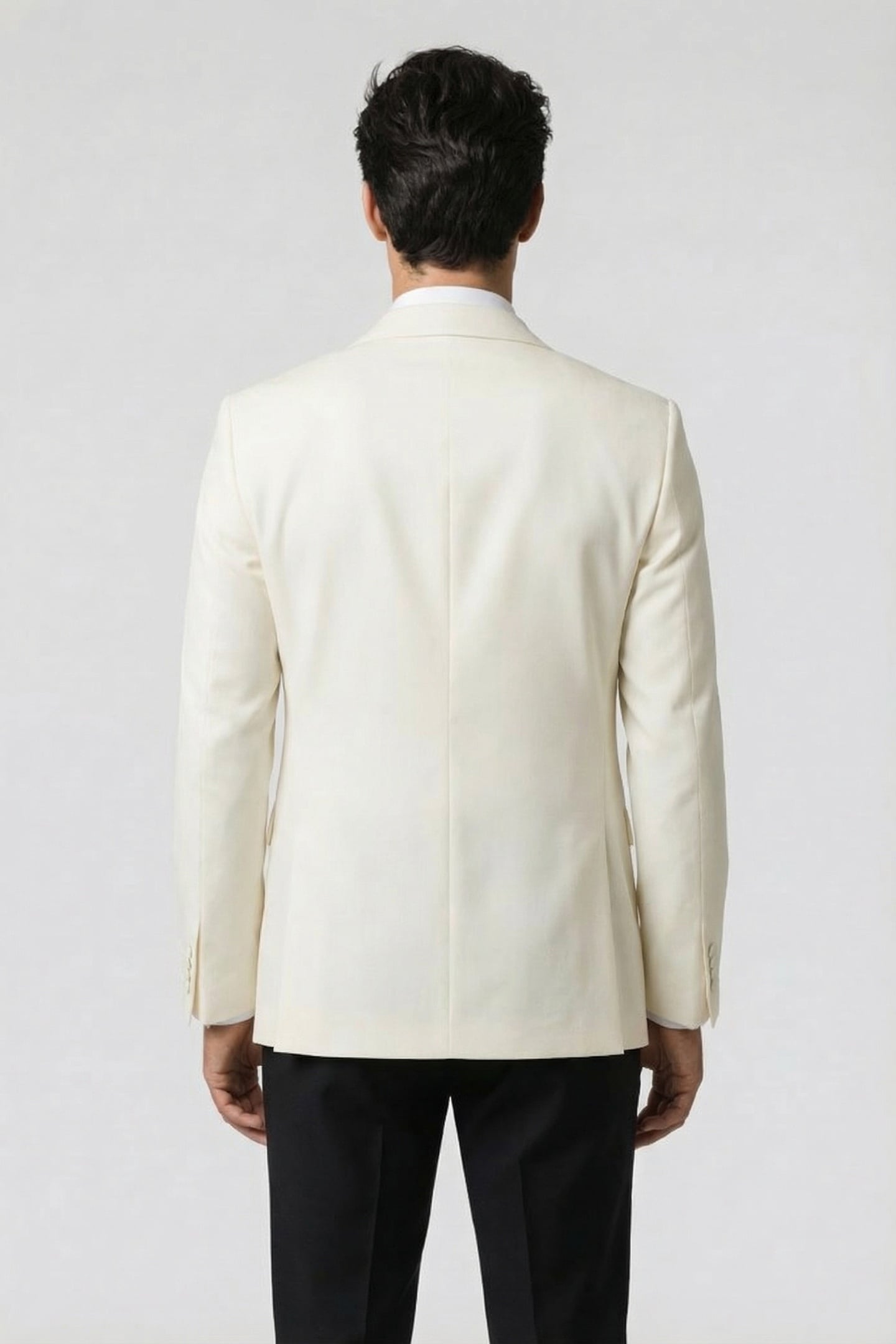 EVENING 1BTN JACKET WHITE 4