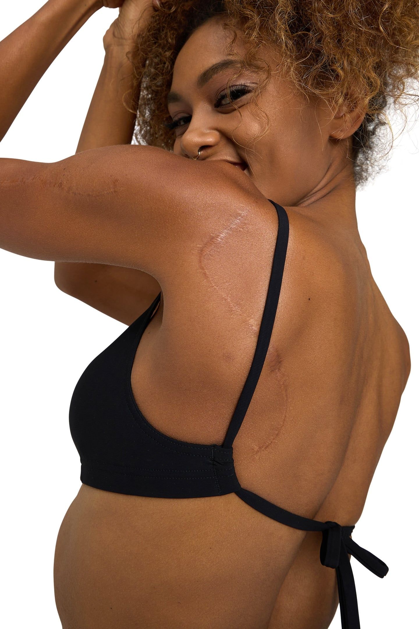 WOSOLID BIKINI BANDEAU TIE B BLACK 4