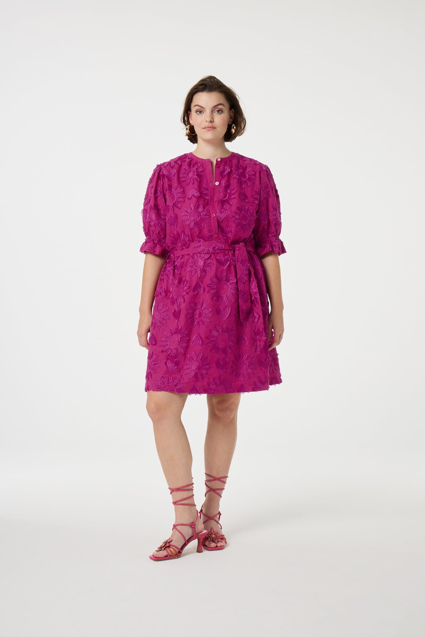 TOTINE DRESS PINK CRAZE 1