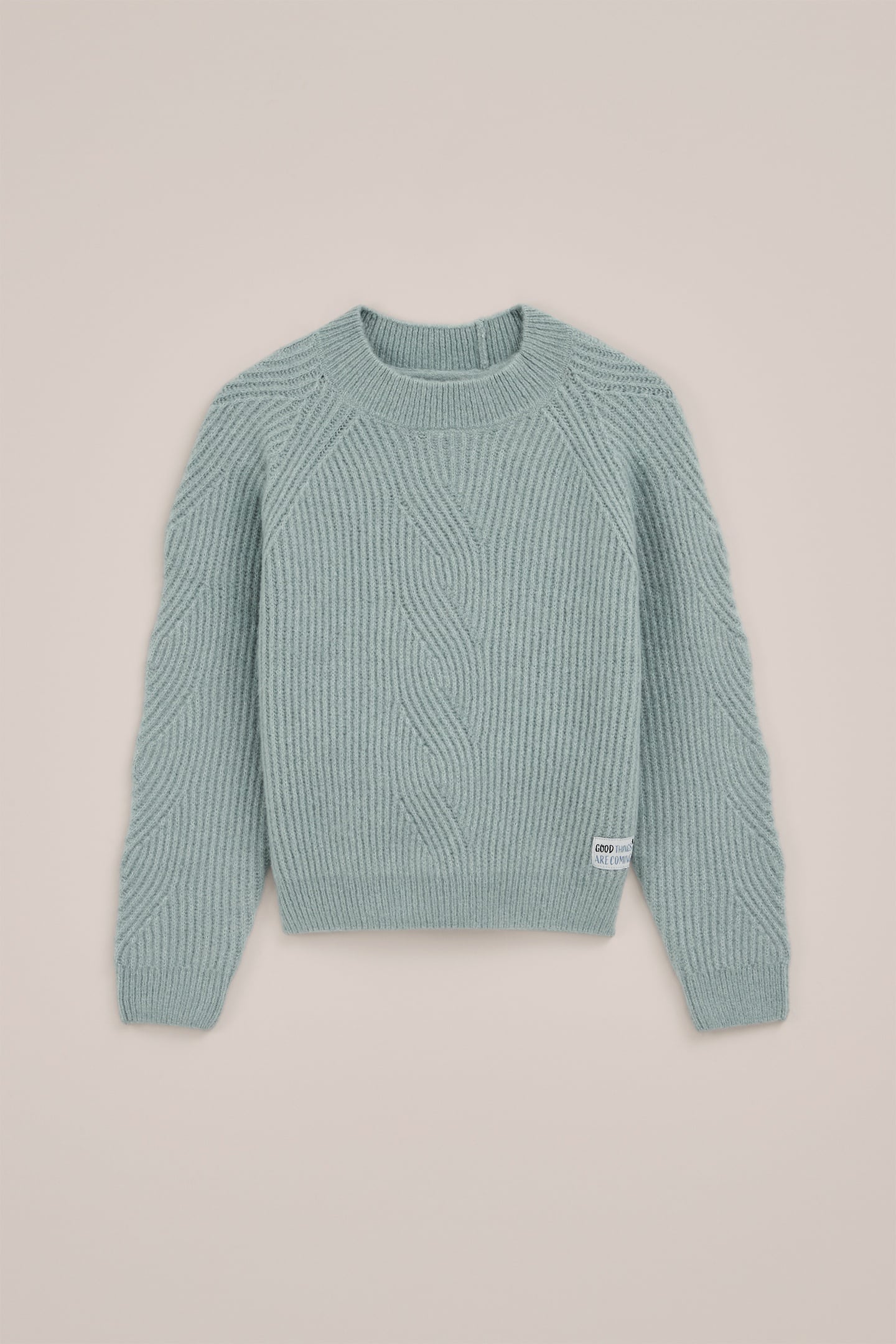 KNITTED PULLOVER ICE BLUE 4