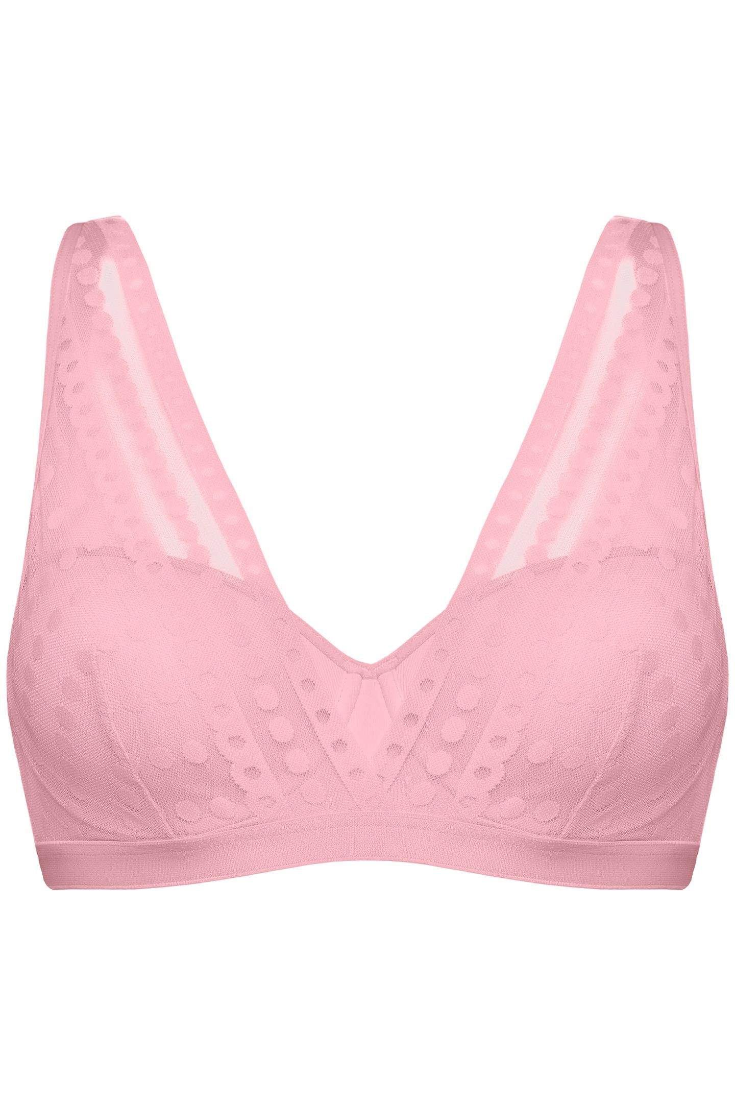 LUMINOSA BRAPLUNGE BALCONYWIRED PADDED PINK 3