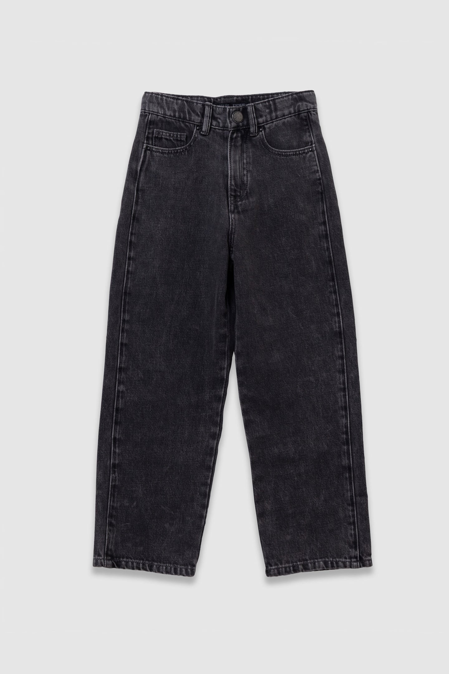 GREY BAGGY JEANS WITH SIDE STRIPES 1