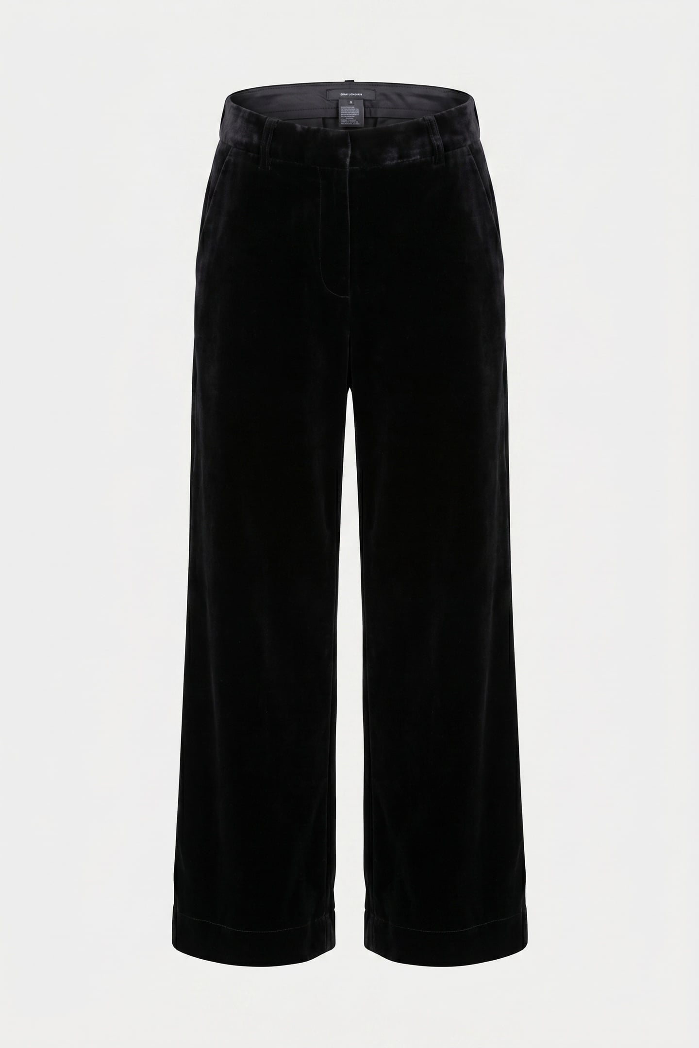 ISOLINE VELVET TROUSERS BLACK 4