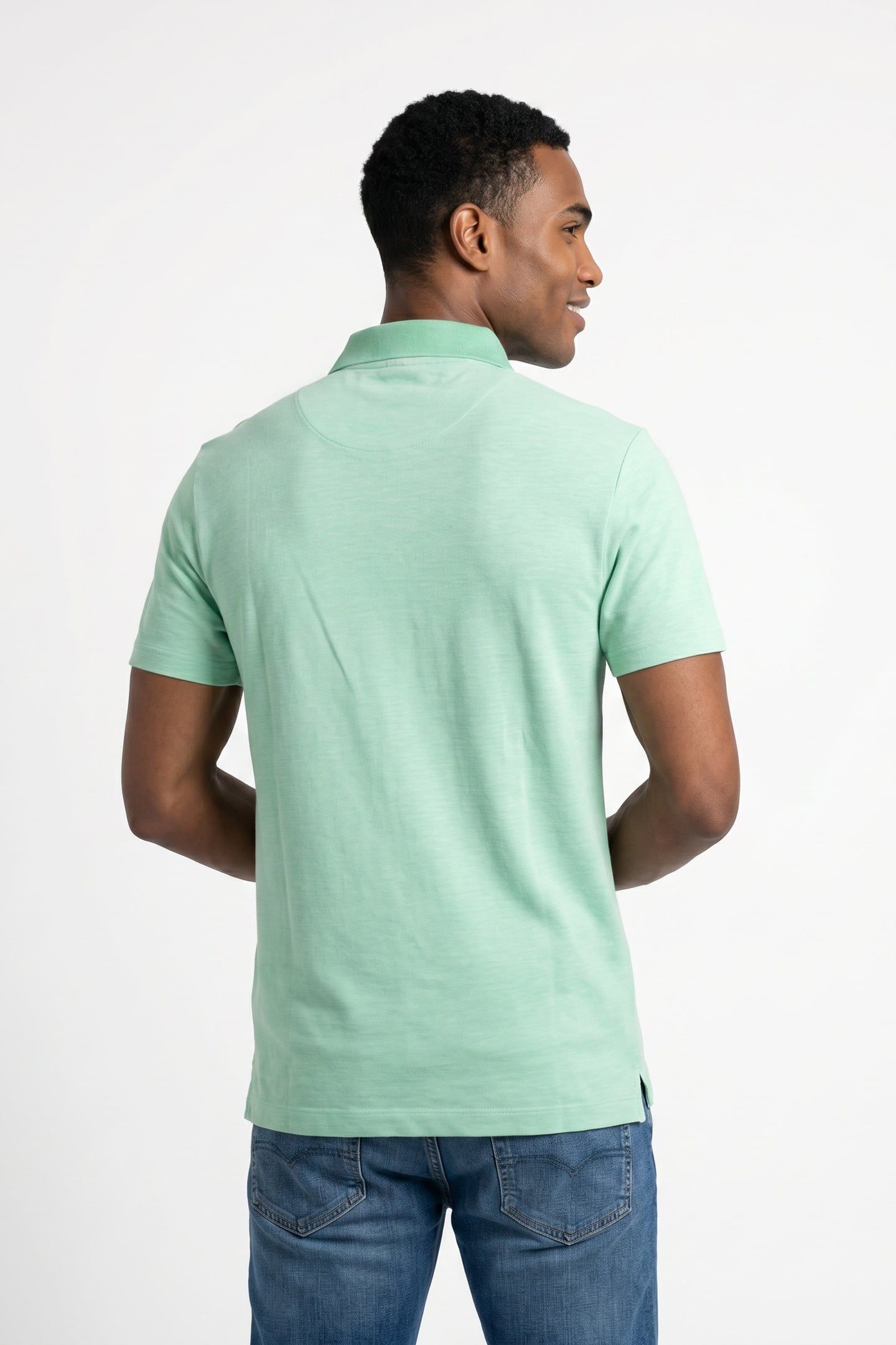 LUX JASPE PIQUE CF SS GREEN 3