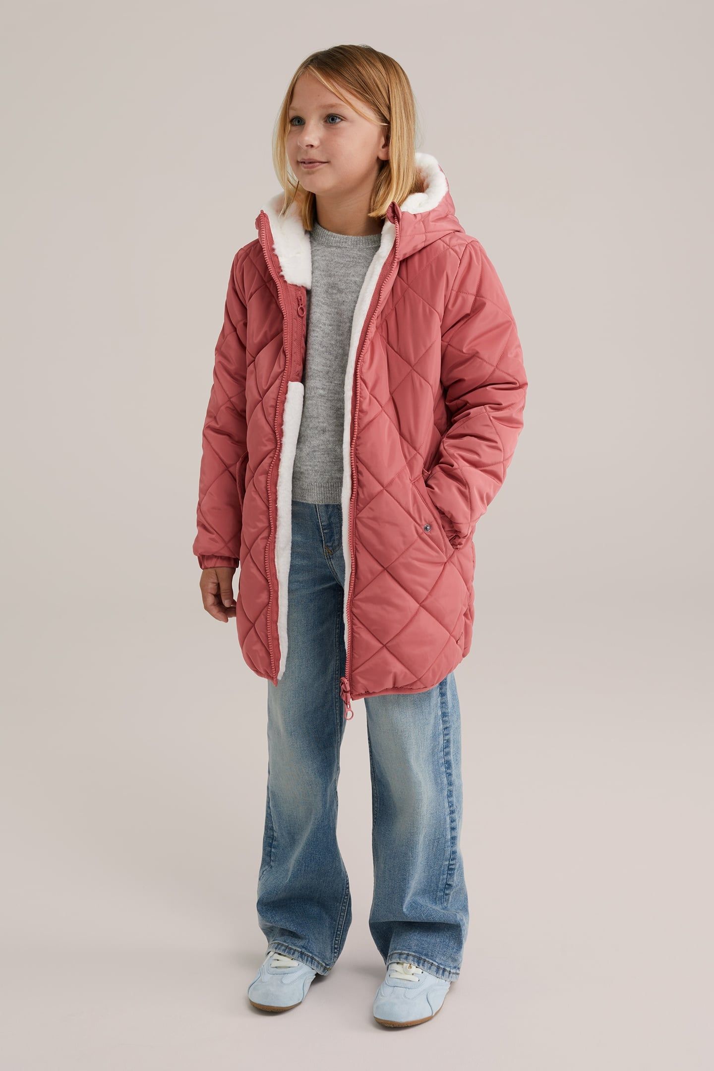 JACKET REVERSIBLE PARKA PINK 1