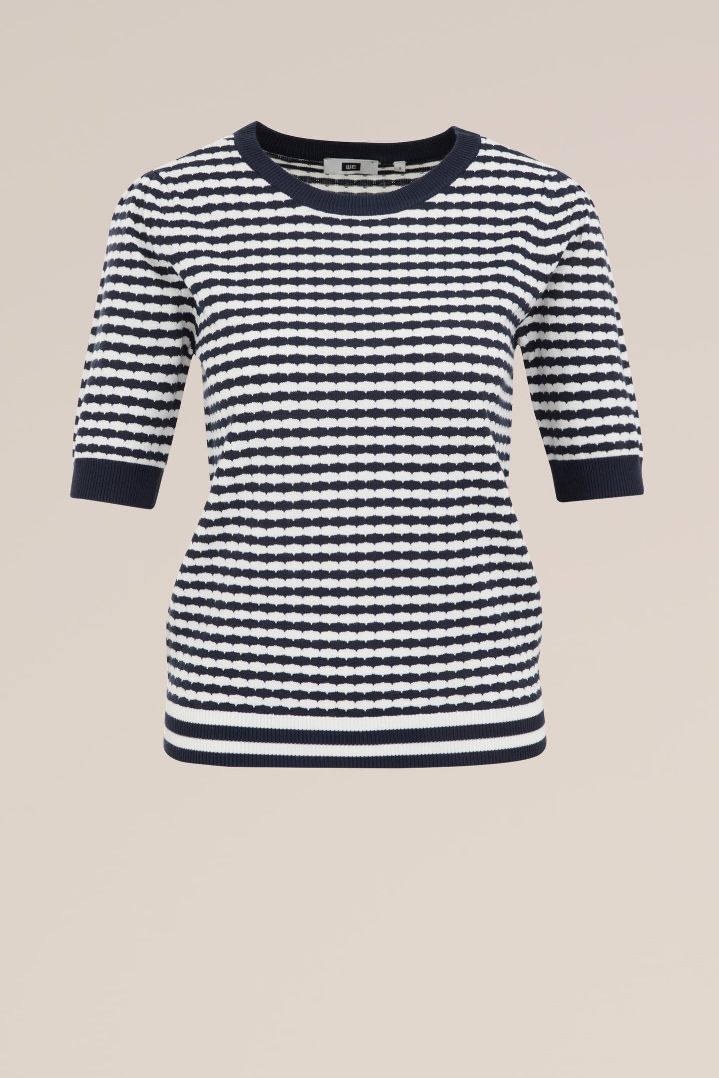 KNITTED PULLOVER NAVY BLUE 4