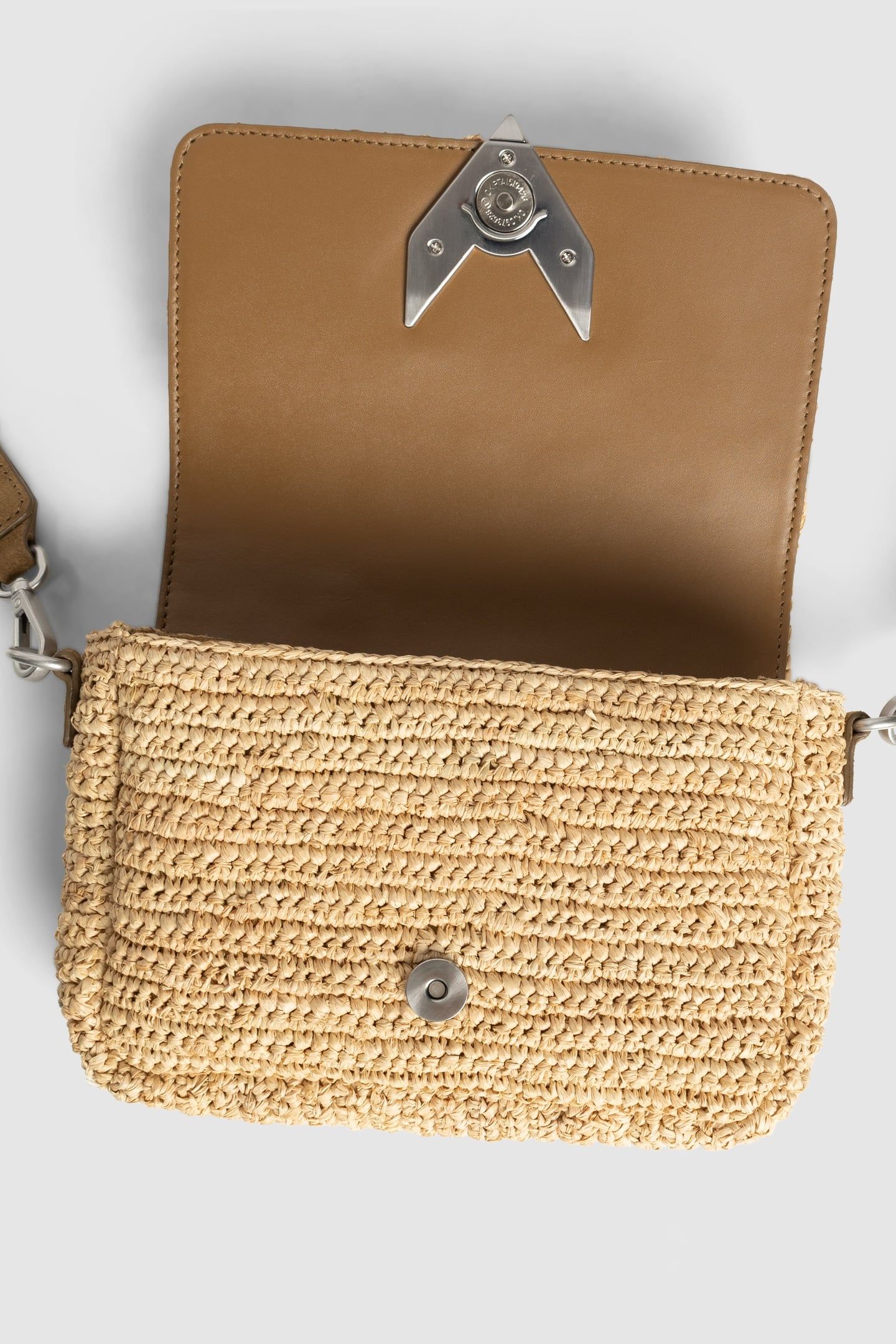 BEIGE RAFFIA AND SUEDE MIX THE 111 RAFFIA 3