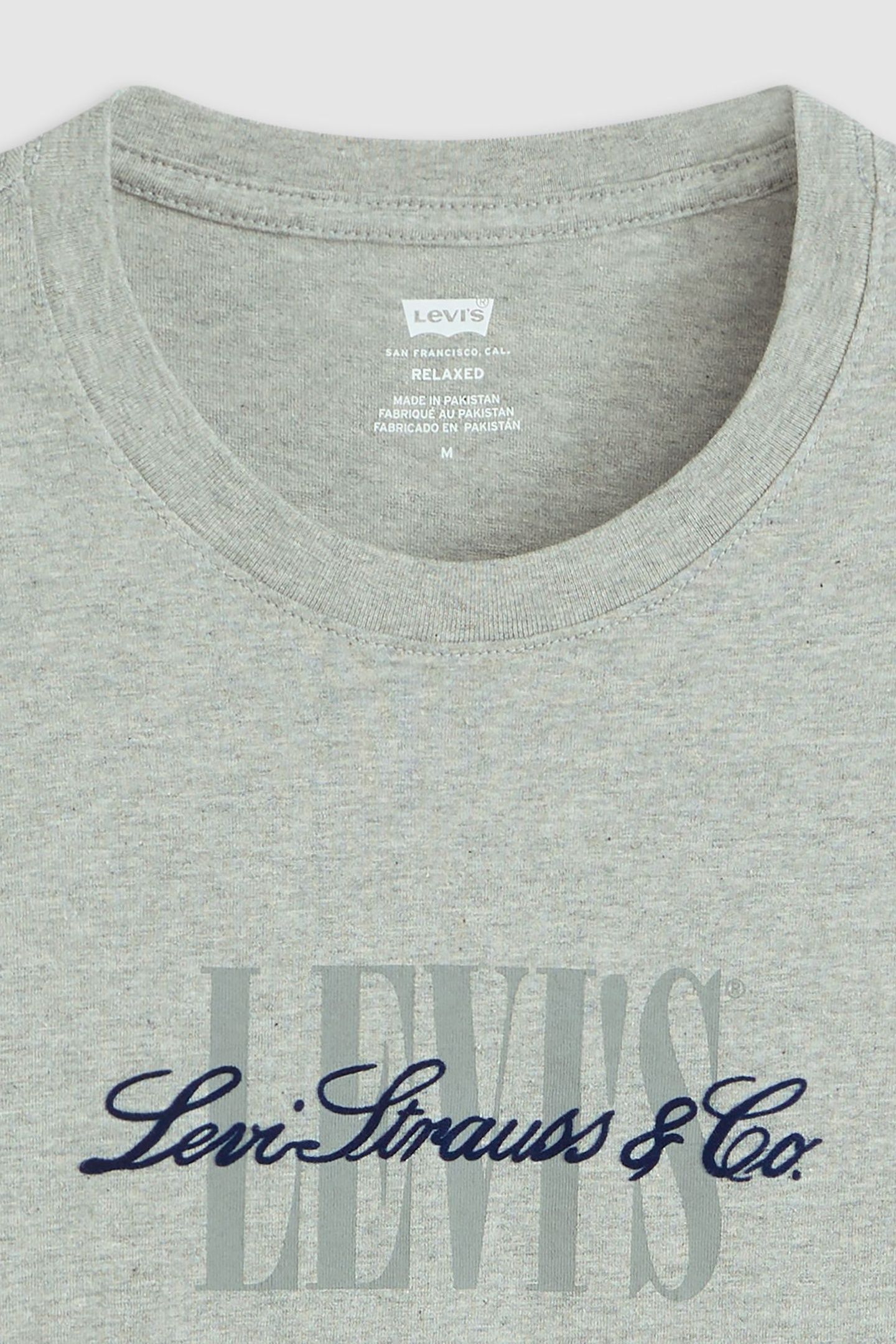 SS RELAXED FIT TEE SERIF 5 MID TONE 5
