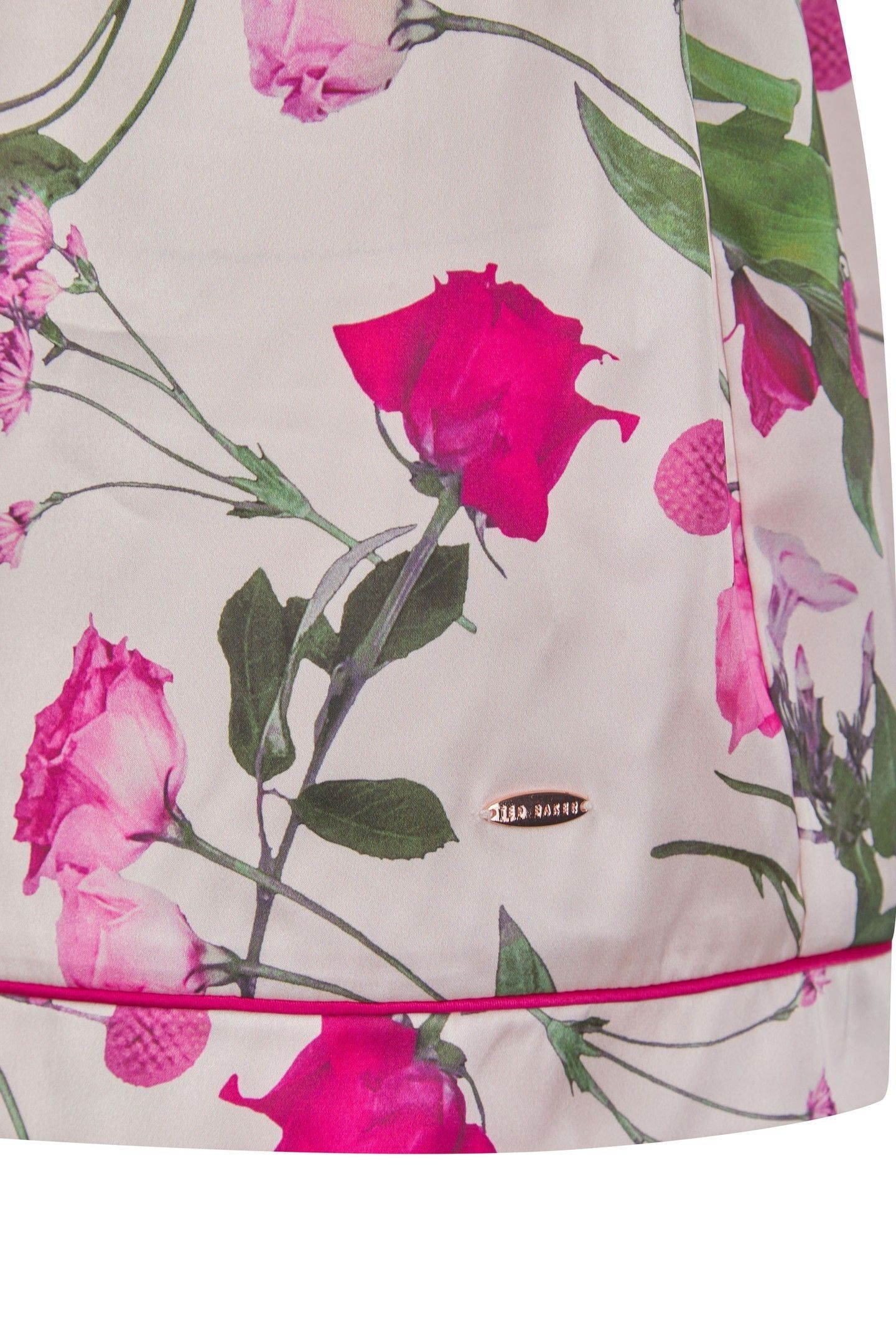 PENNY SHORT SATIN PJ LIGHT PINK DIGITAL PRINT 5