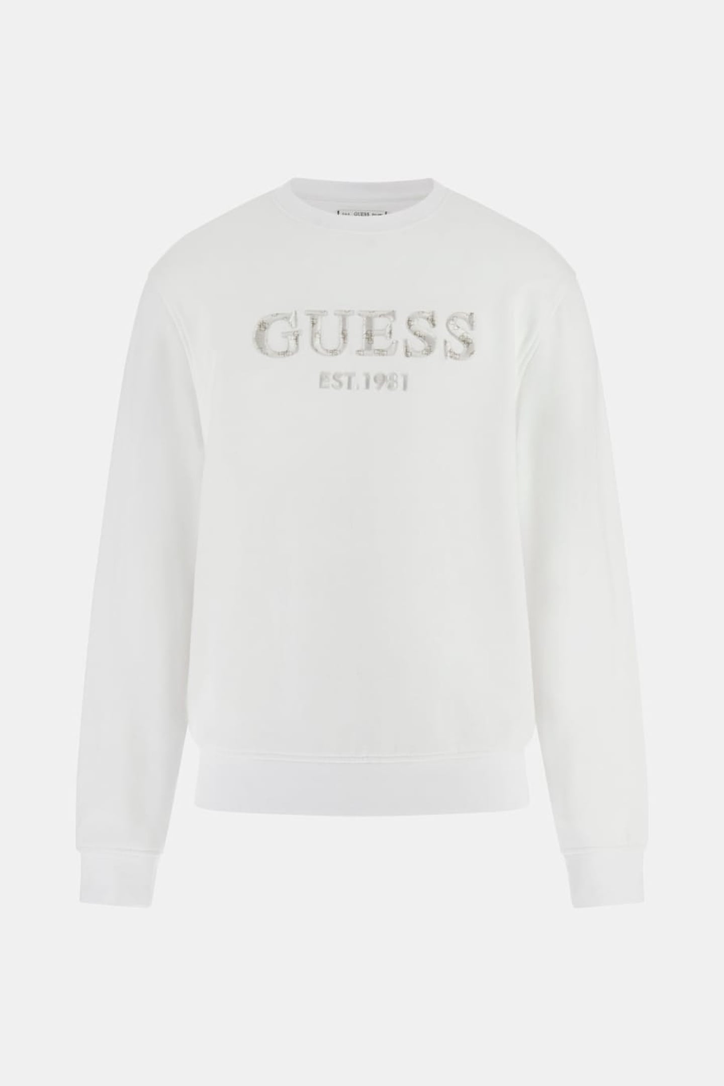 GUESS ECO BEAU CN SWEATSHIRT PURE WHITE 3