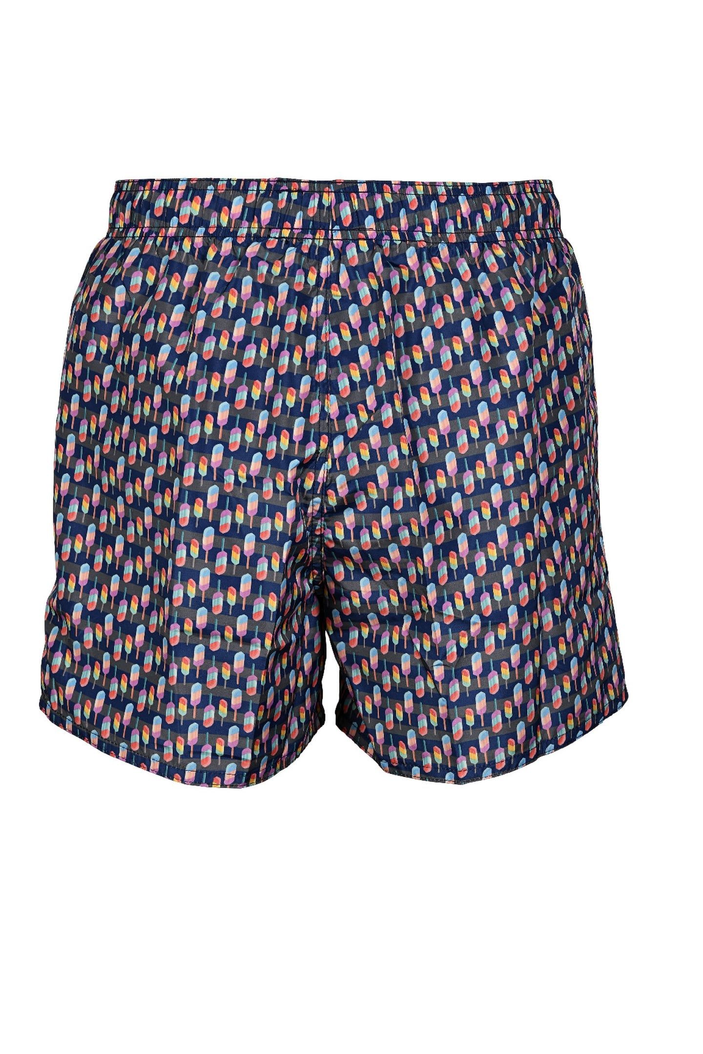 BEACH SHORT ALLOVER ASPHALT MULTI 5