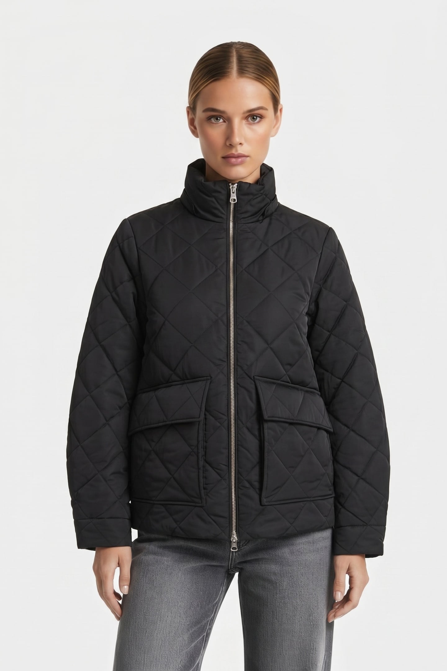 COURA QUILTED JACKET BLACK 1