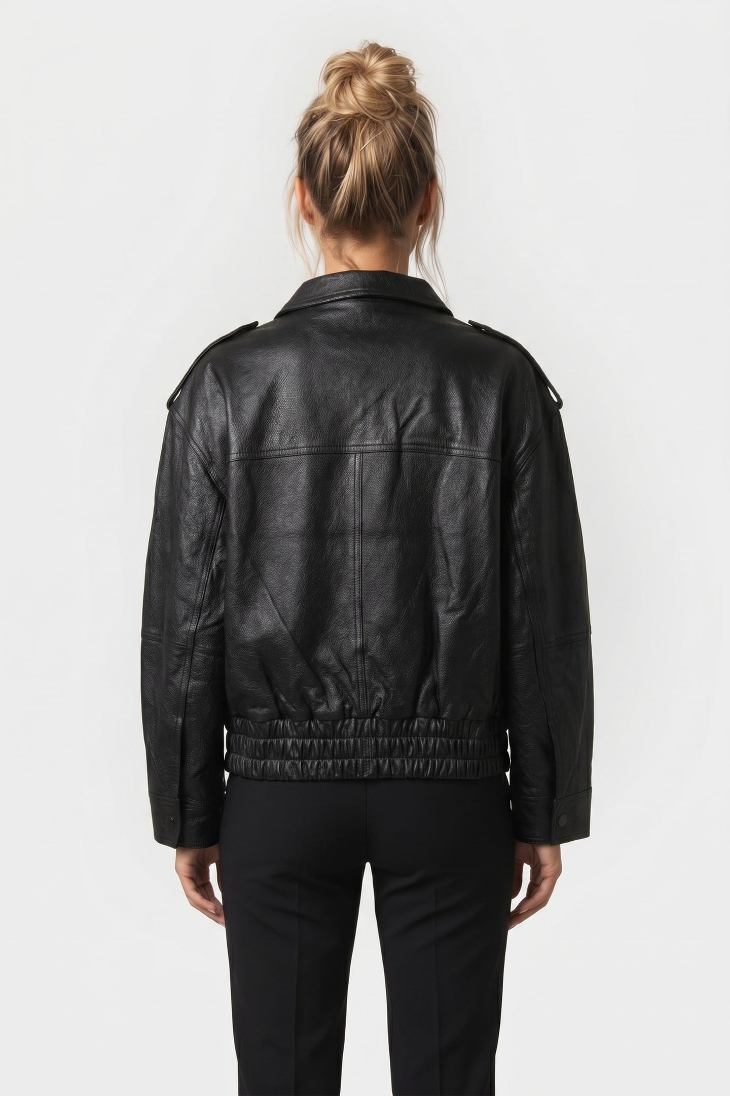 GABRIELLA LEATHER JACKET BLACK 2